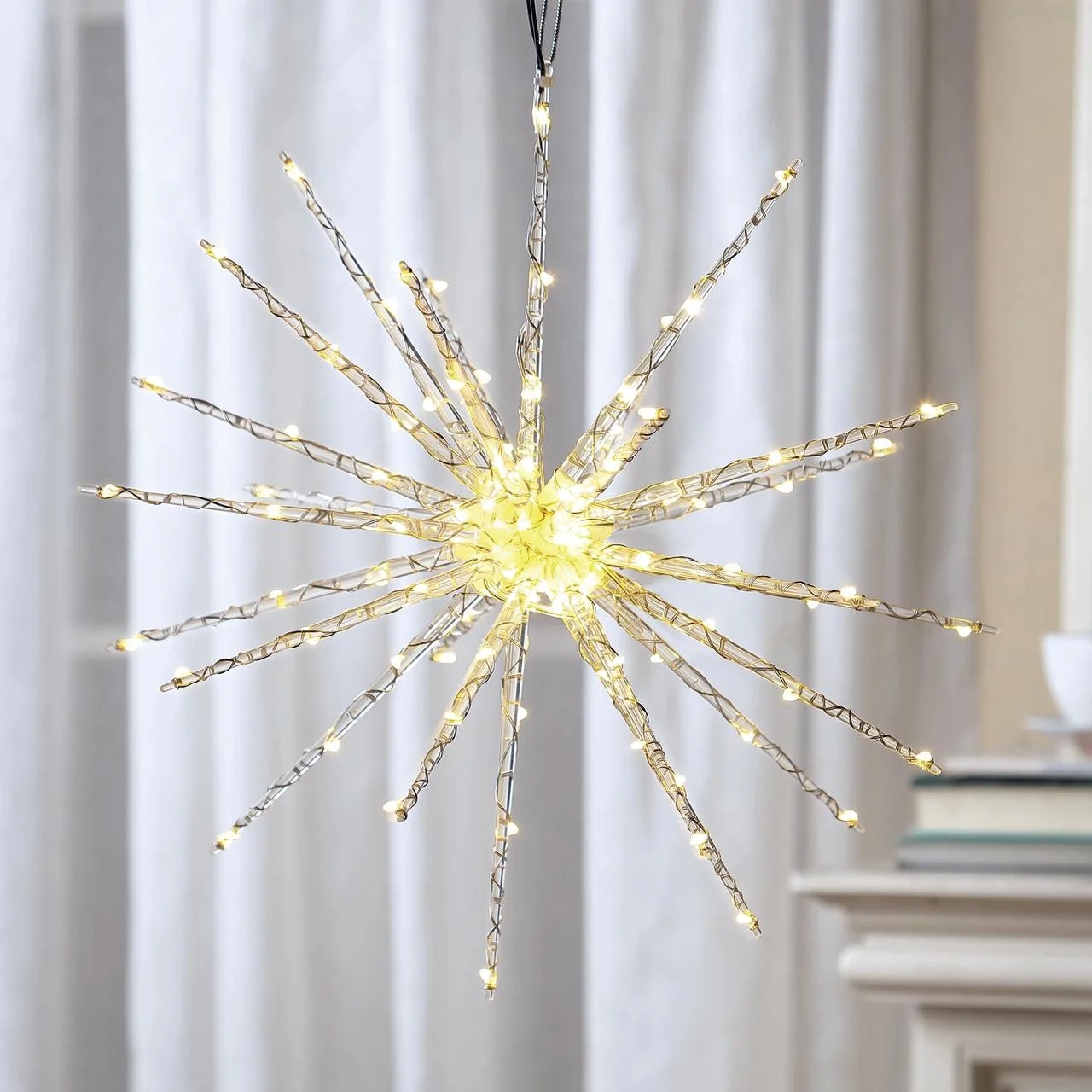 🔥ON SALE🔥Light-Up Starburst Sphere with 78 LED Lights 12"