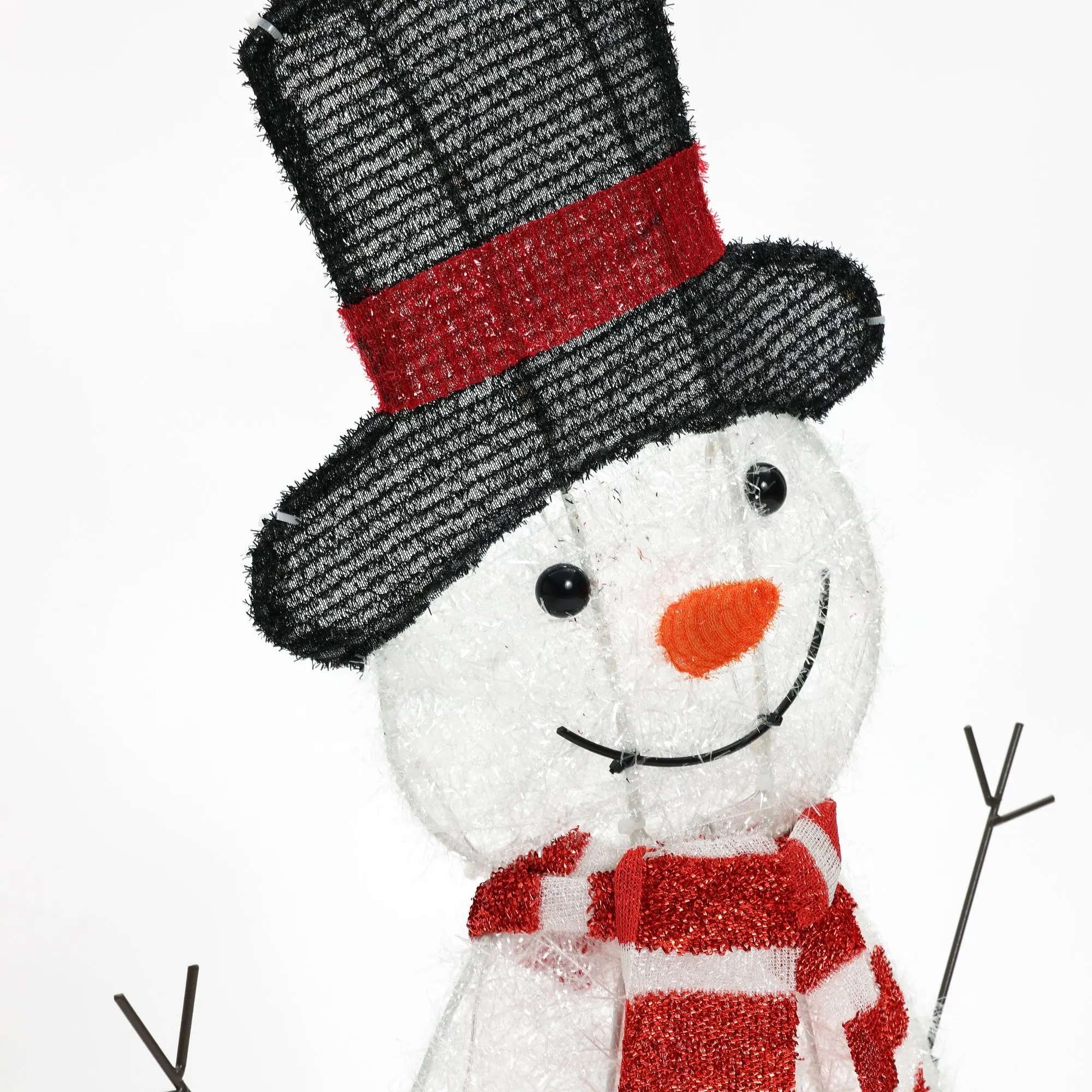 Snowman family trio christmas lighting decoration for indoor and outdoor