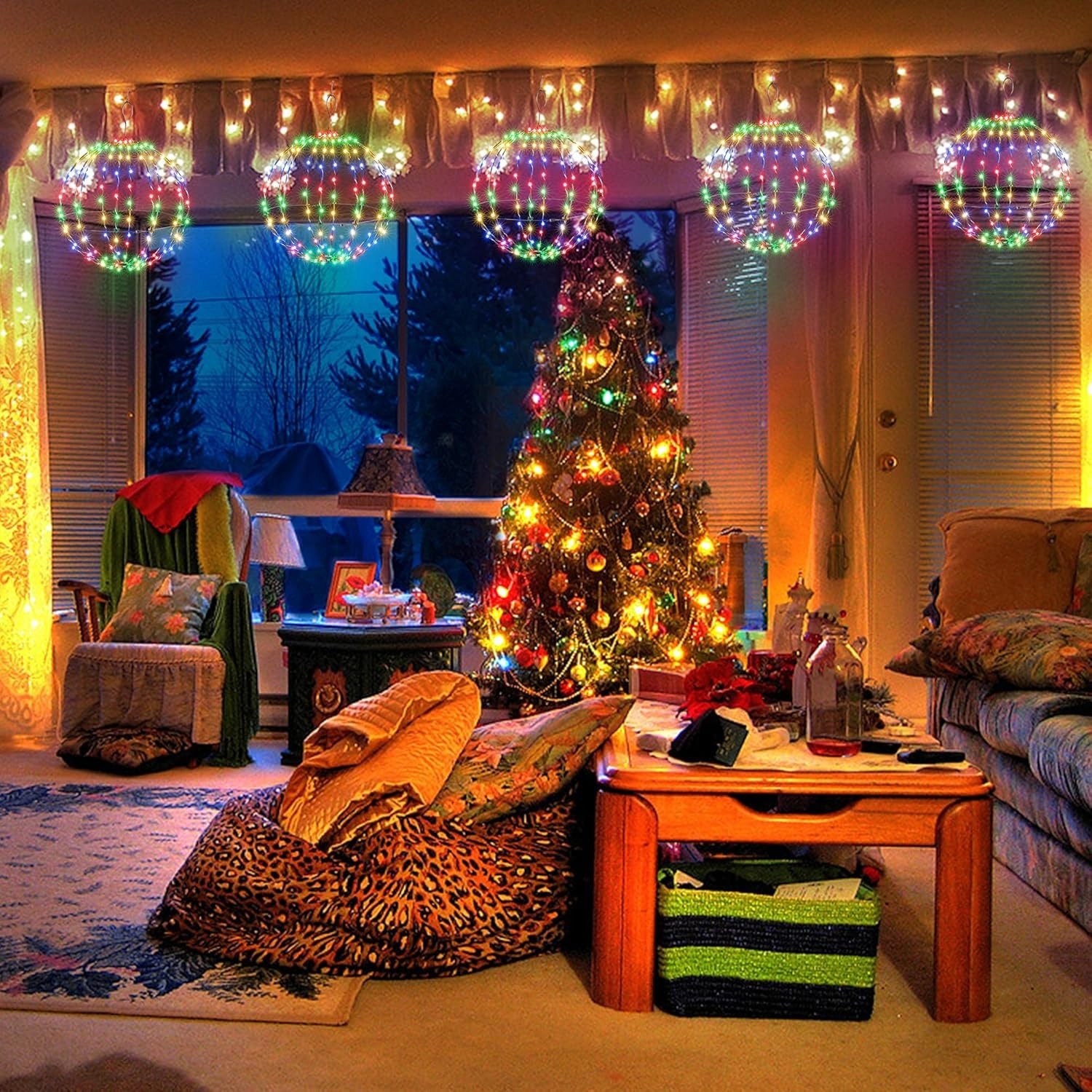 Christmas Fairy Ball Lights Durable, Waterproof, Long-lasting, Lightweight Bright