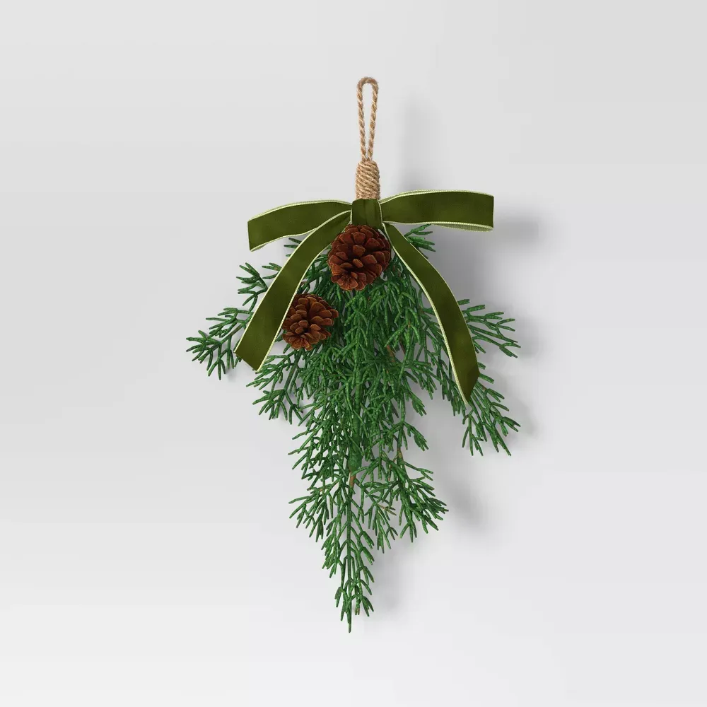 🔥CHRISTMAS ON SALE🔥Real Touch Christmas Mini Swag