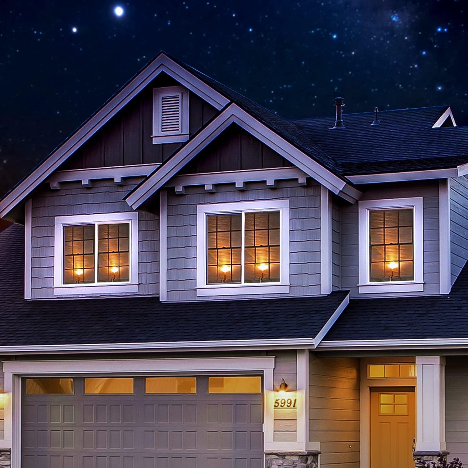 Flameless Led Taper Window Candles with Sensor Dusk to Dawn