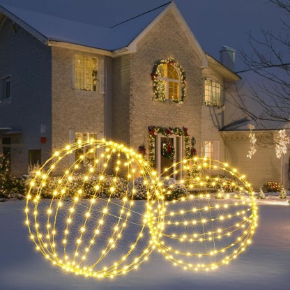 Christmas Fairy Ball Lights Durable, Waterproof, Long-lasting, Lightweight Bright