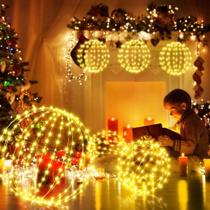 Christmas Fairy Ball Lights Durable, Waterproof, Long-lasting, Lightweight Bright