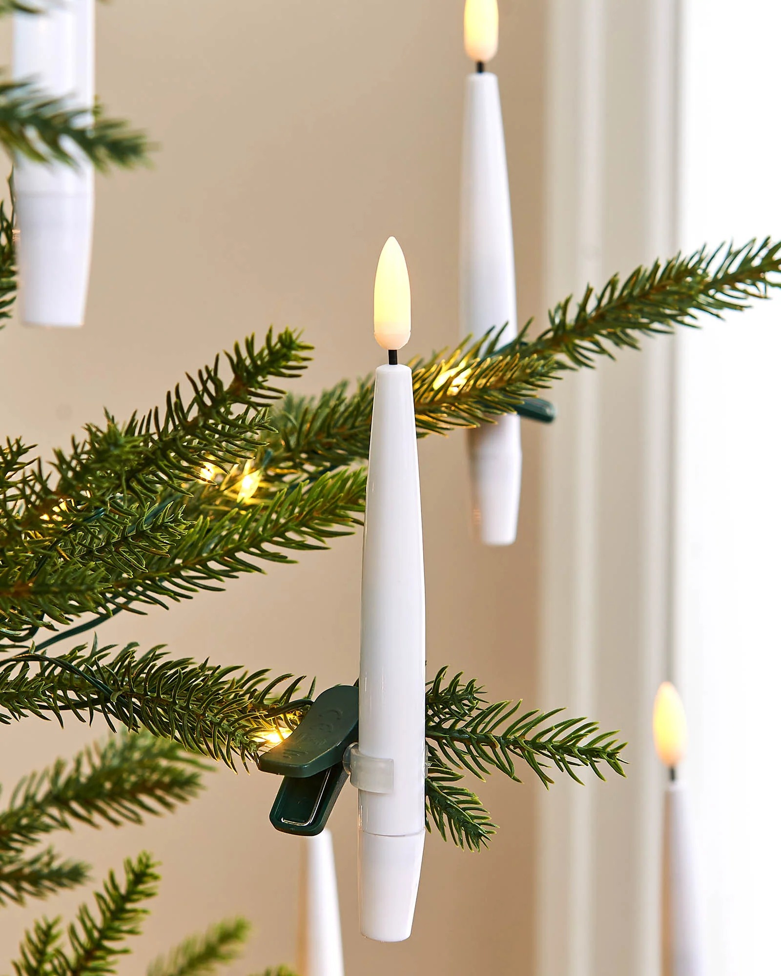 12 PCS Flameless LED Clip On Candles Battery Operated with Remote Timer