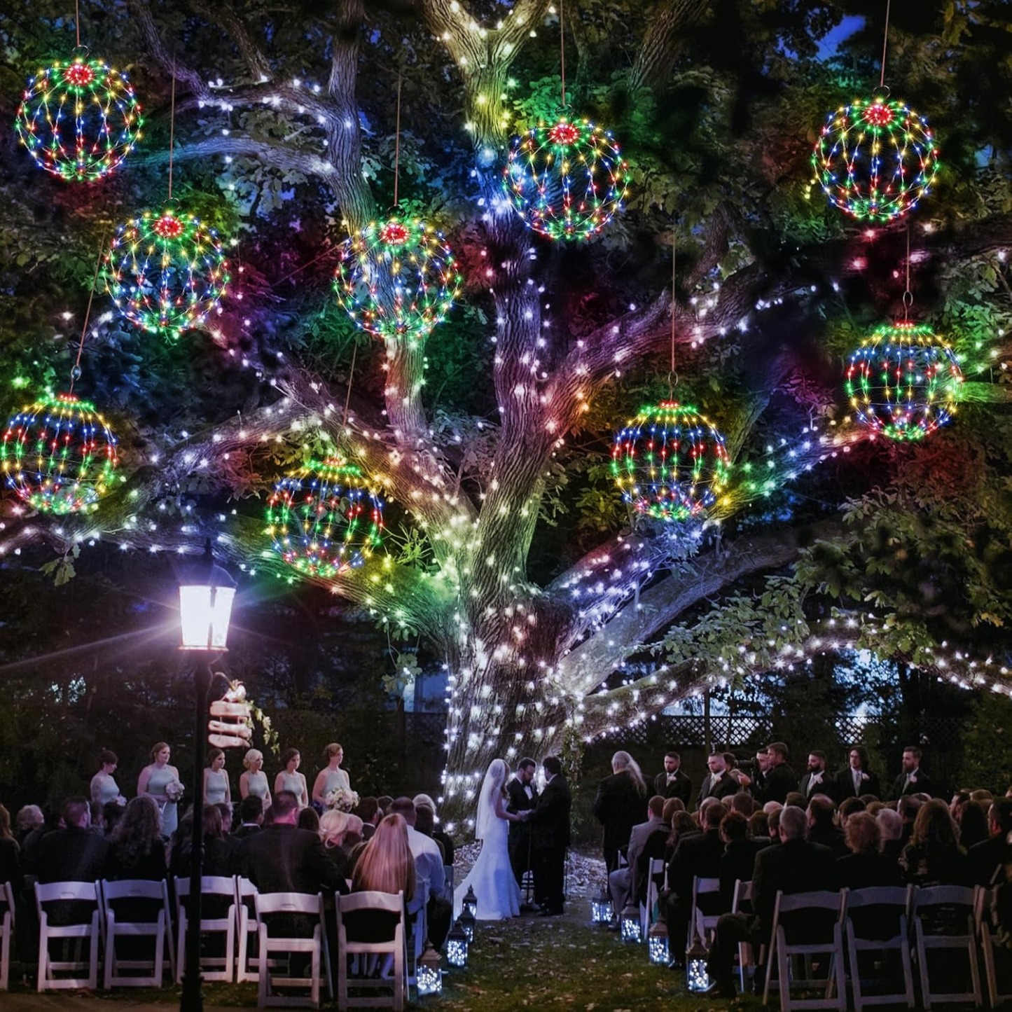 Christmas Fairy Ball Lights Durable, Waterproof, Long-lasting, Lightweight Bright