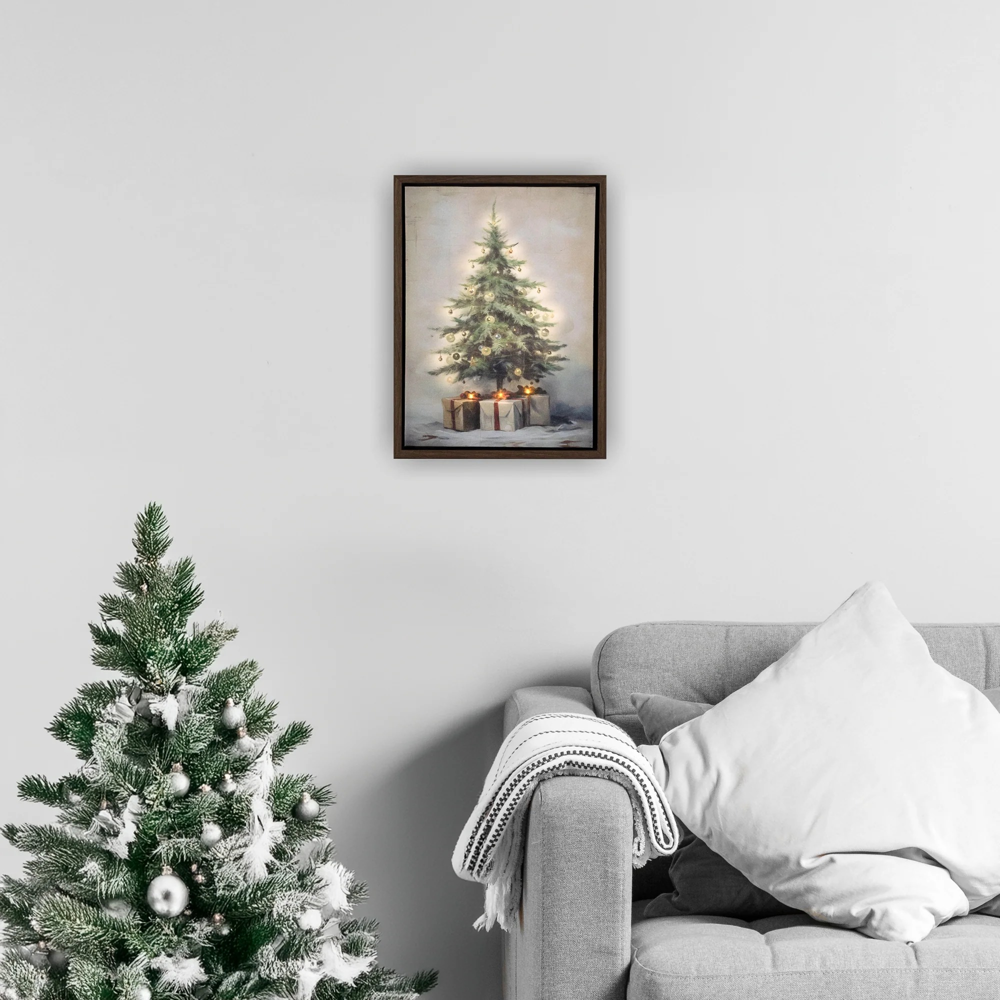 🎄Christmas Sale - 45% OFF🎄Old Time Christmas Lighted Wall Art