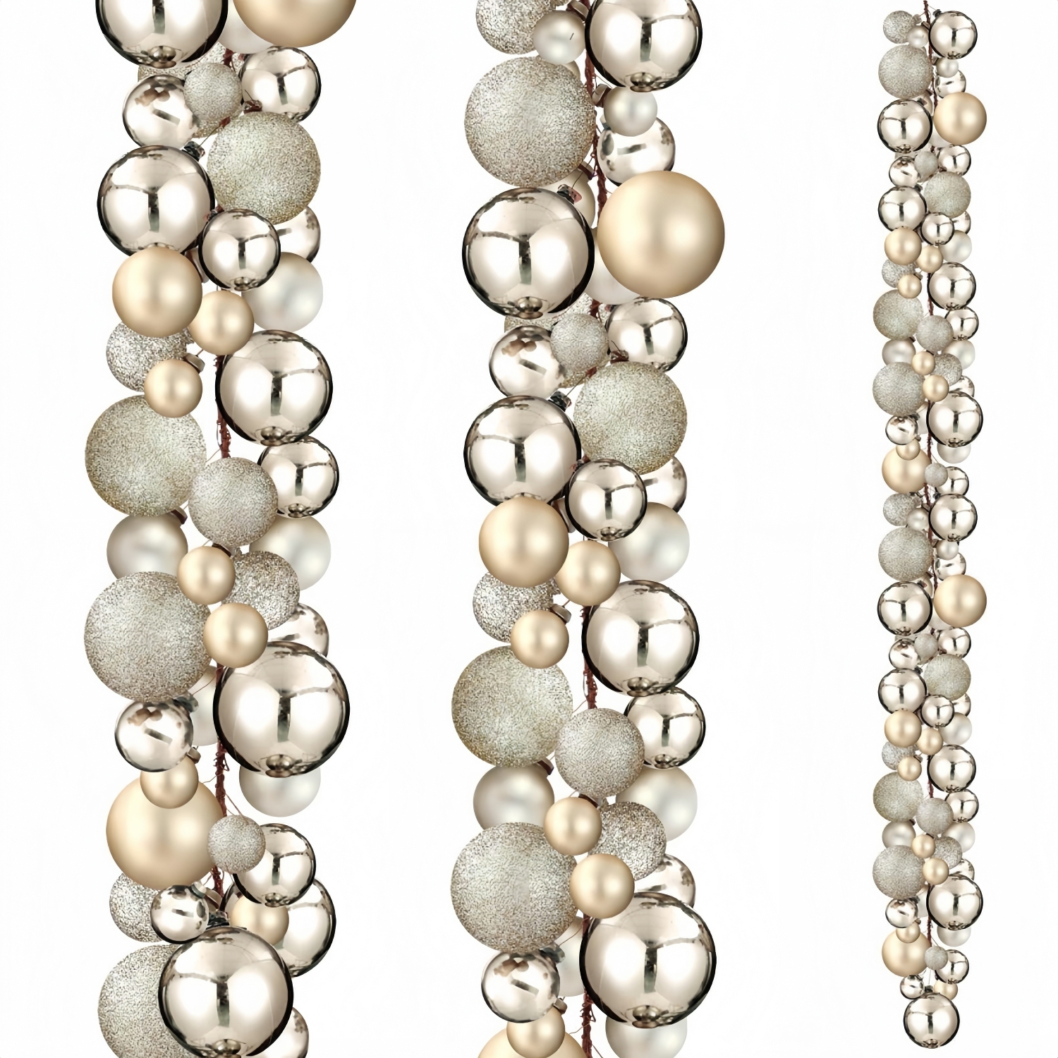 6FT Christmas Ball Garland