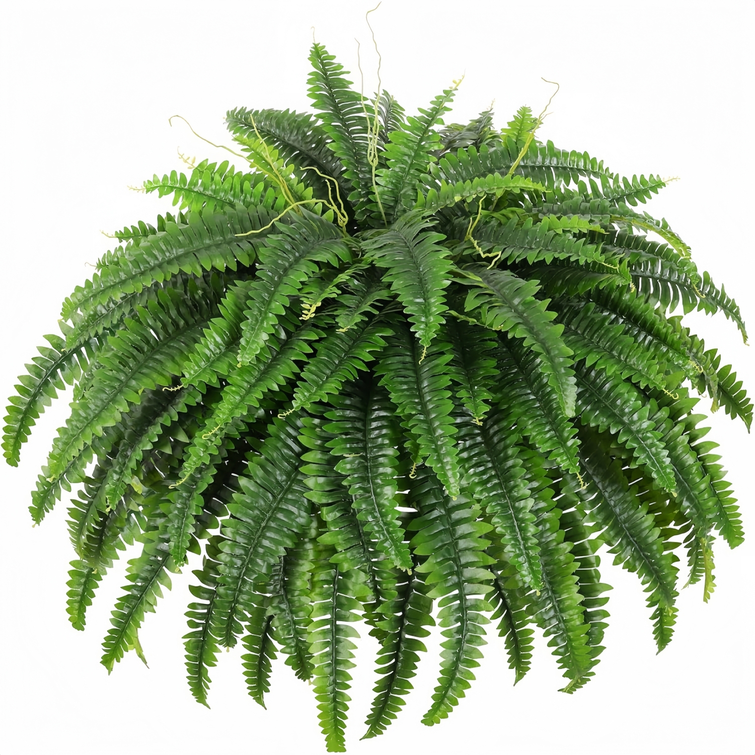 UV Resistant Lifelike Artificial Boston Ferns Plants – Lush Faux Ferns for Indoor & Outdoor Decor (1–2 Pack)