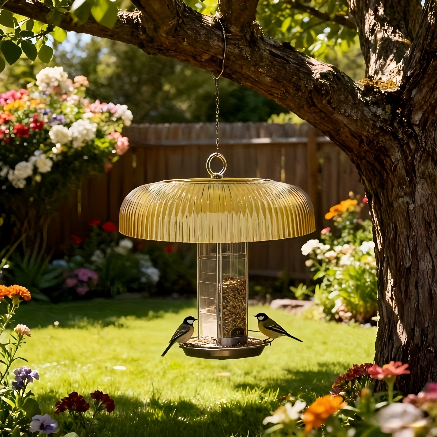 All-Weather Dome Bird Feeder Cover