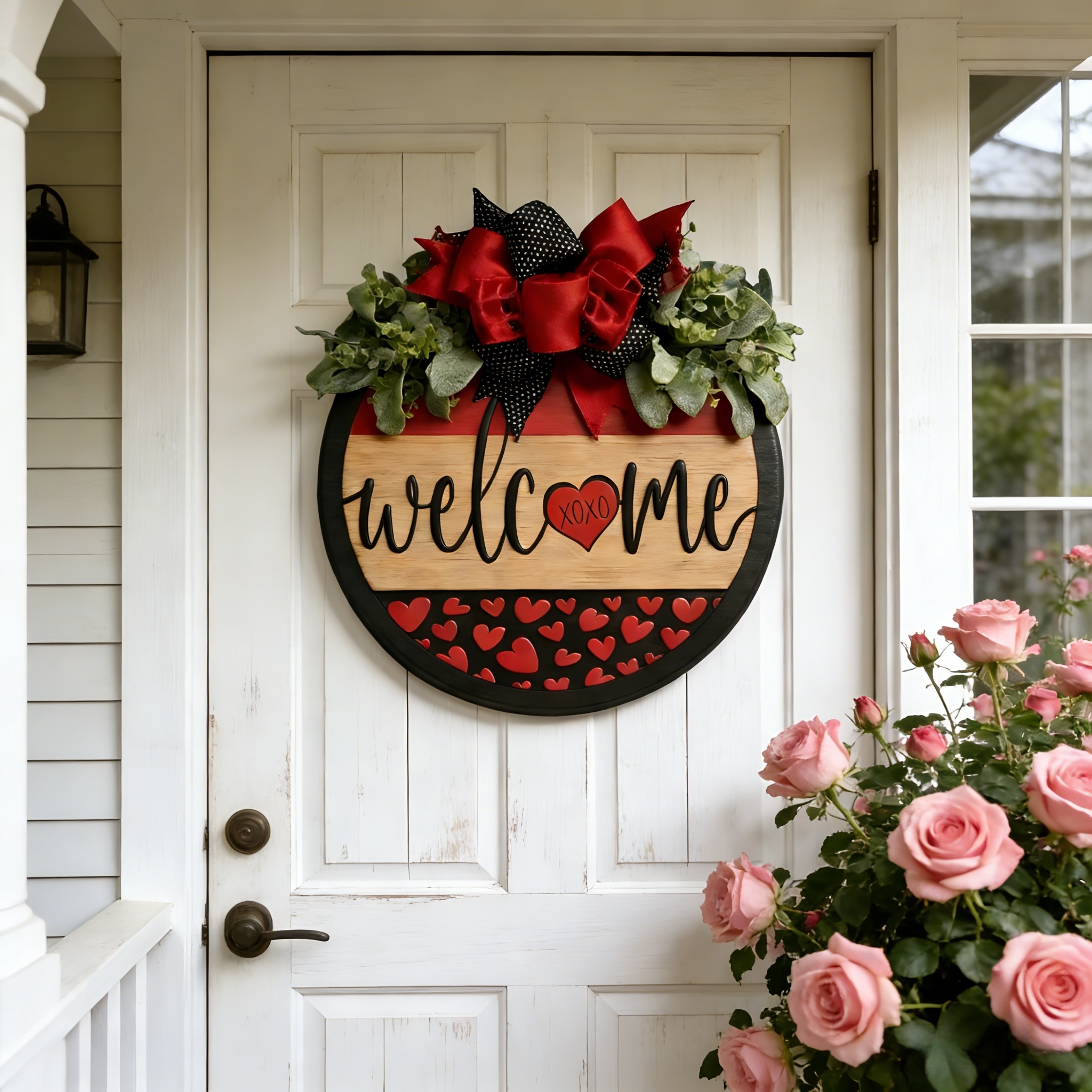Valentine’s Day Welcome Door Hanger