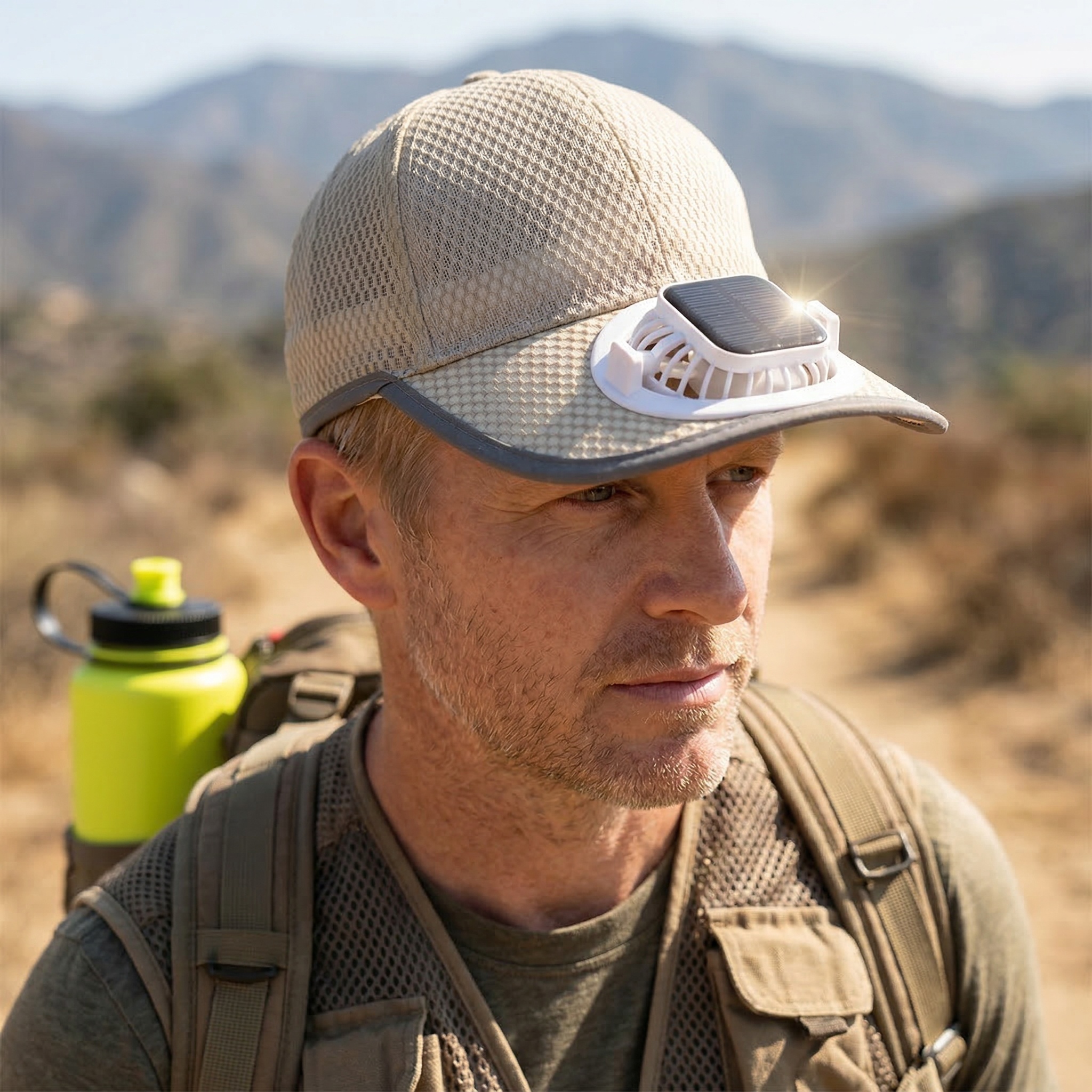 Solar Fan Cooling Baseball Cap