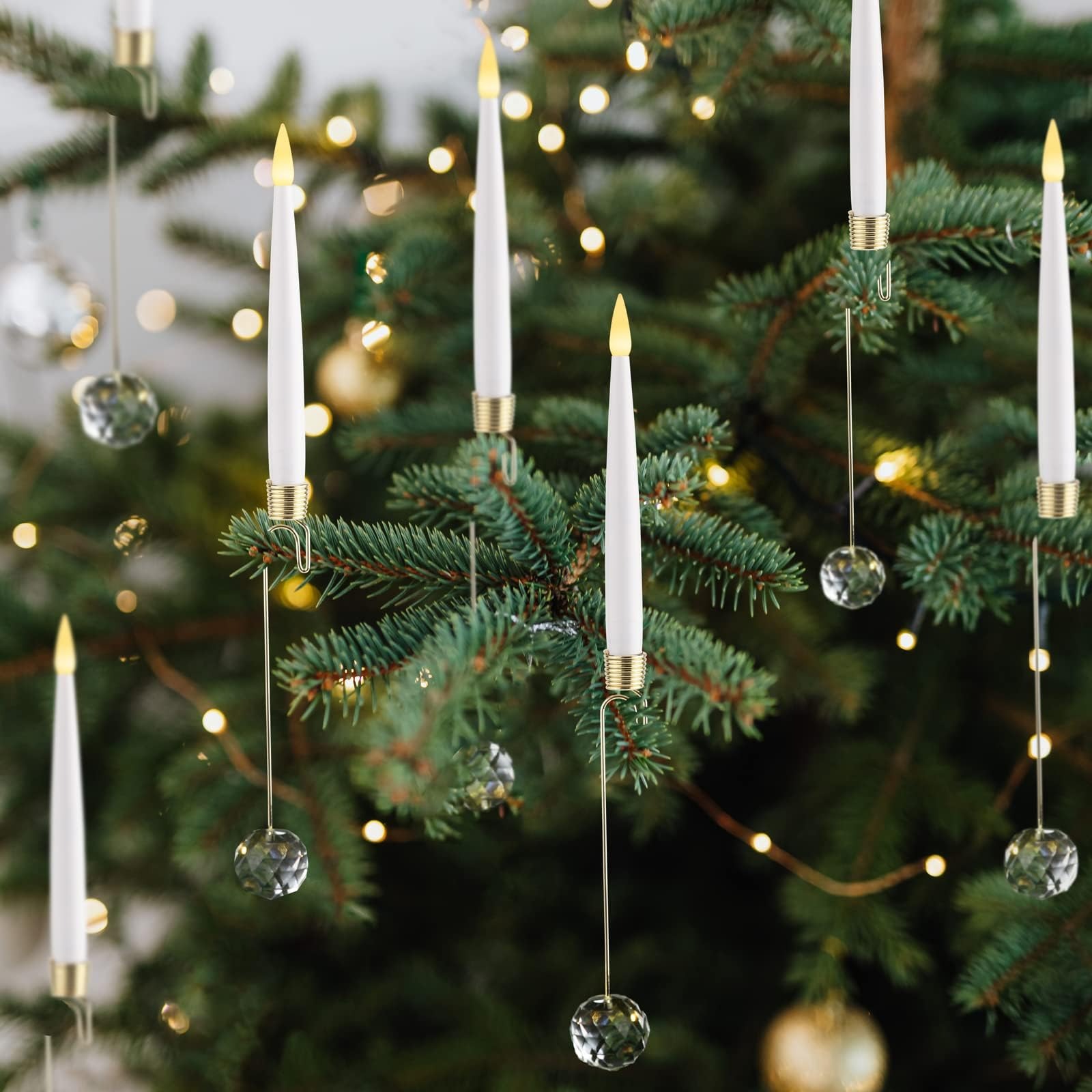 6-Pack Christmas Tree Candles