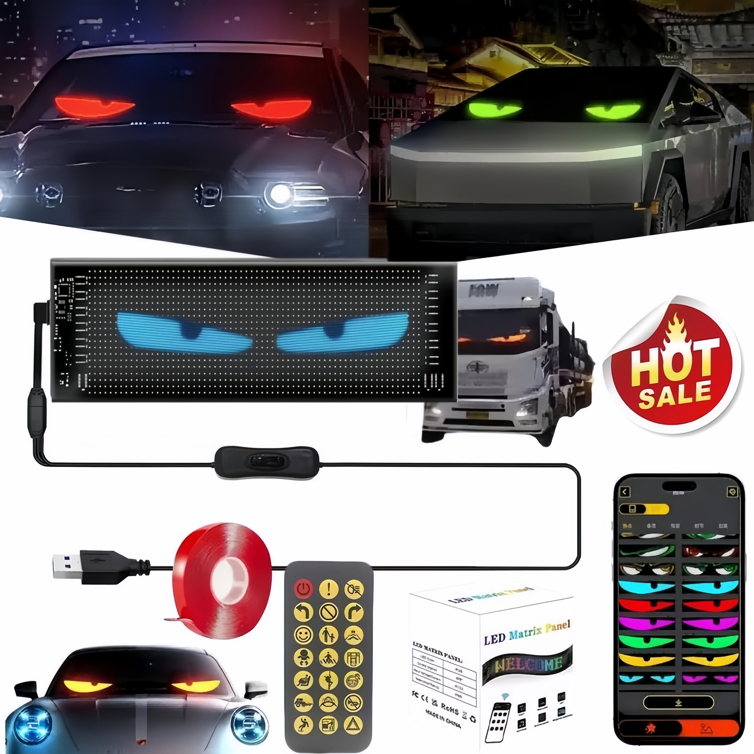 Car Rolling LED Signage