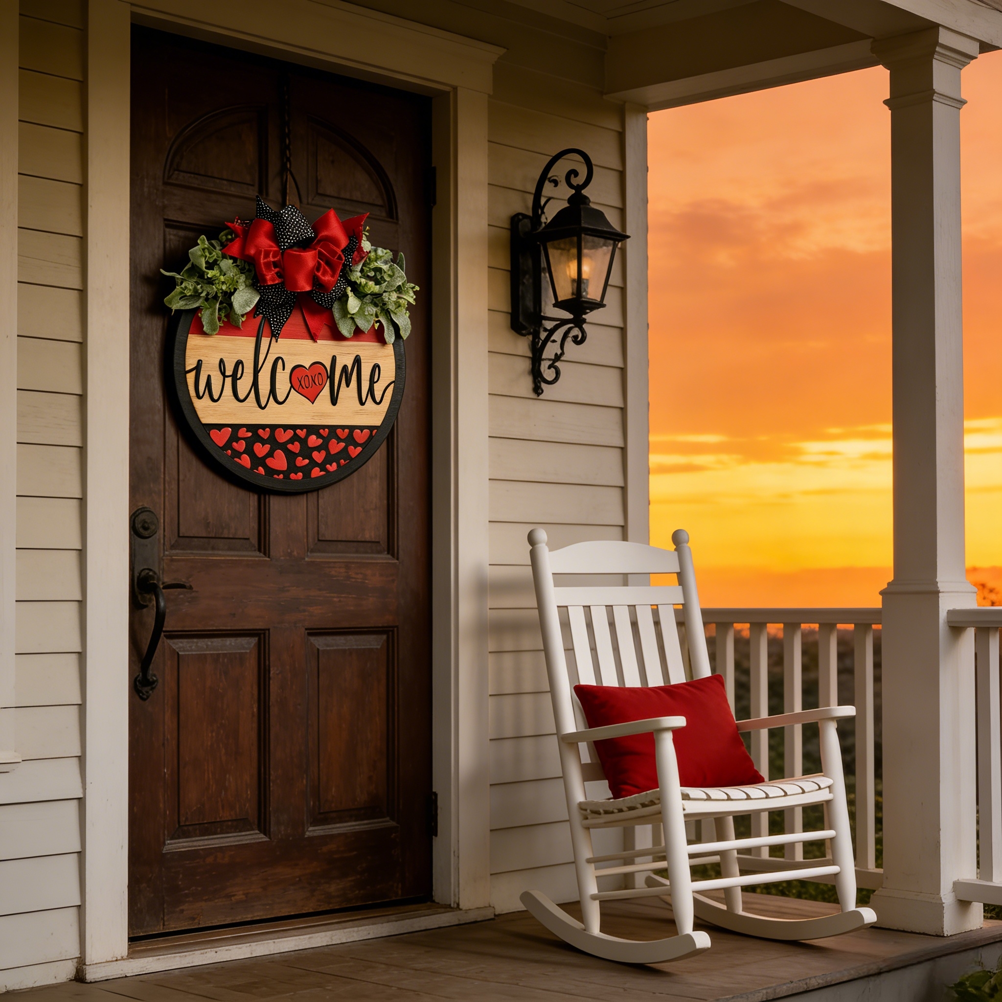 Valentine’s Day Welcome Door Hanger