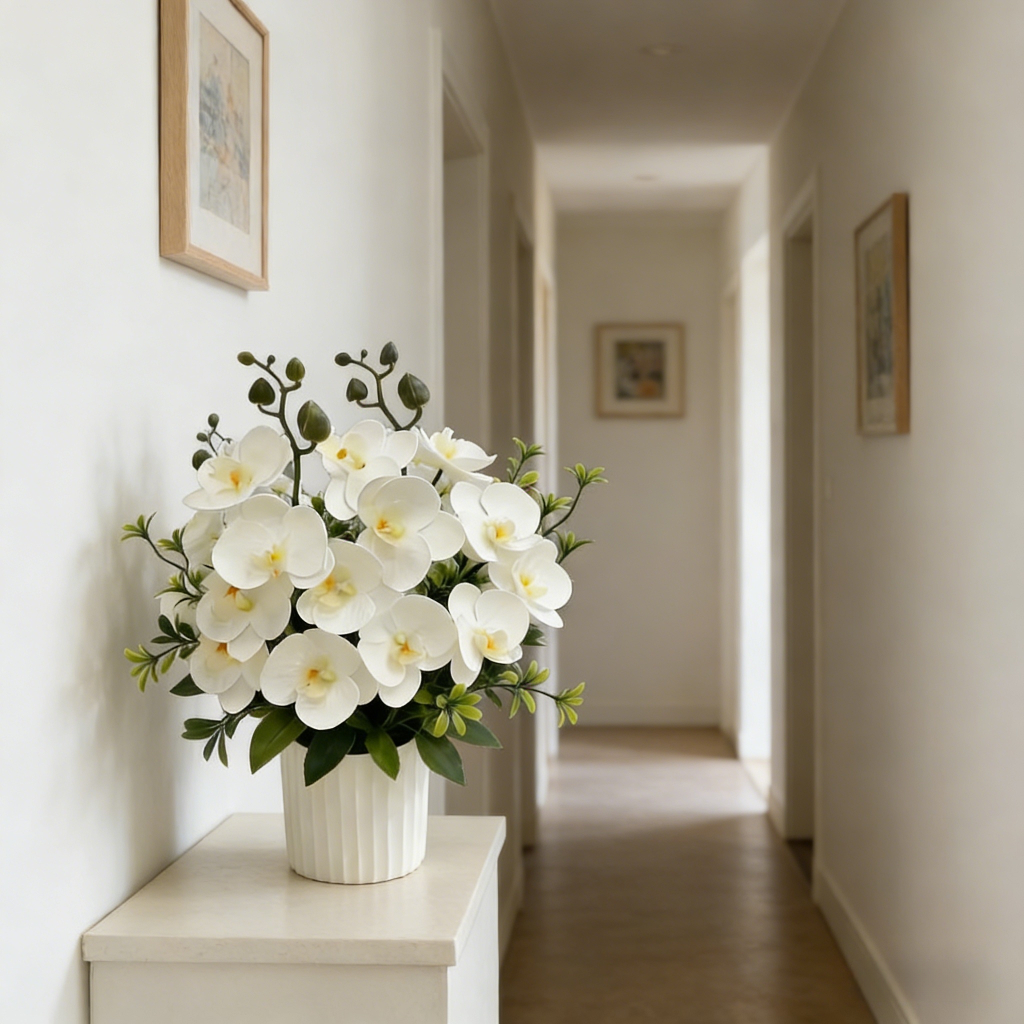 Artificial Orchid Potted Plants