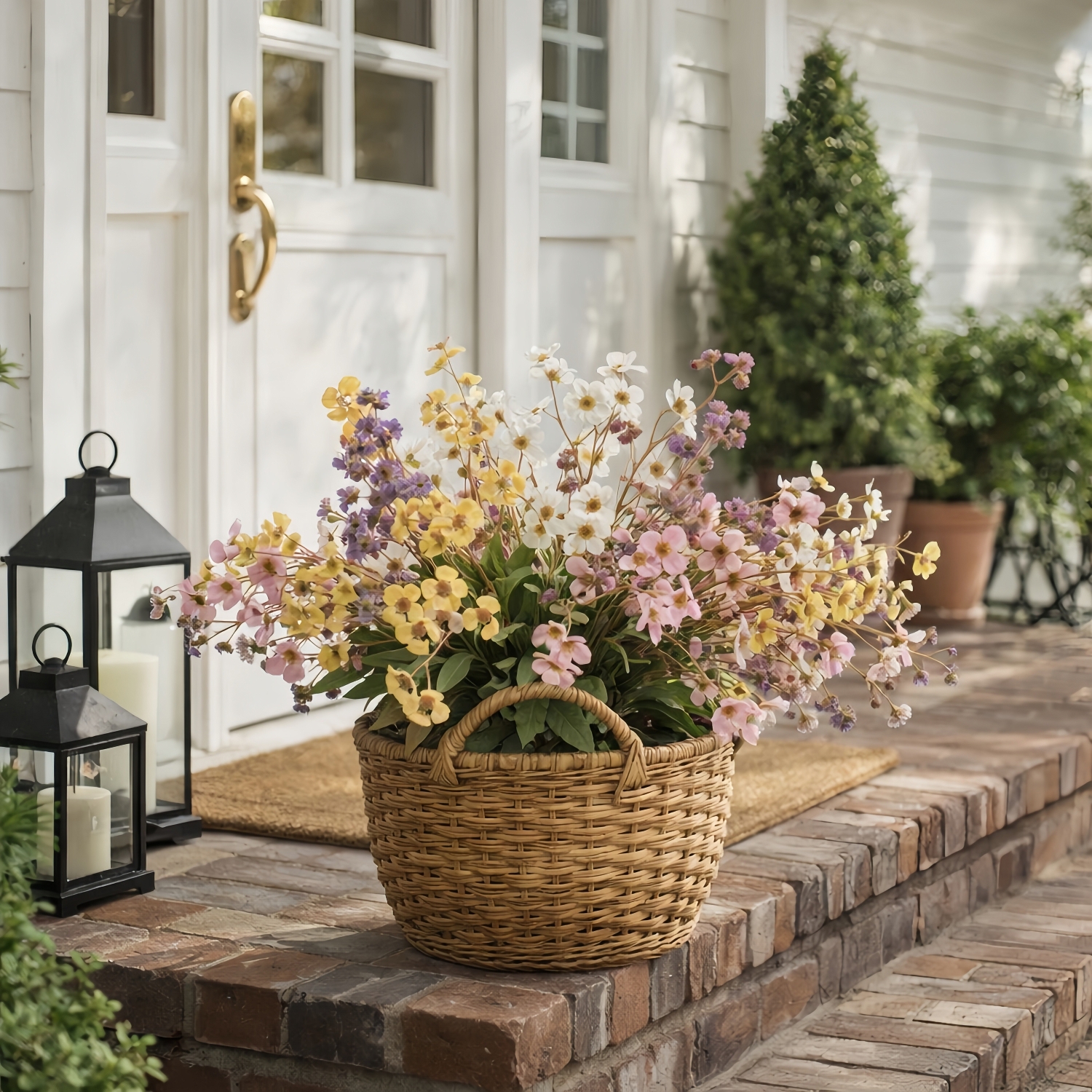 Realistic Spring Wildflower Stems for Indoor & Outdoor Decor