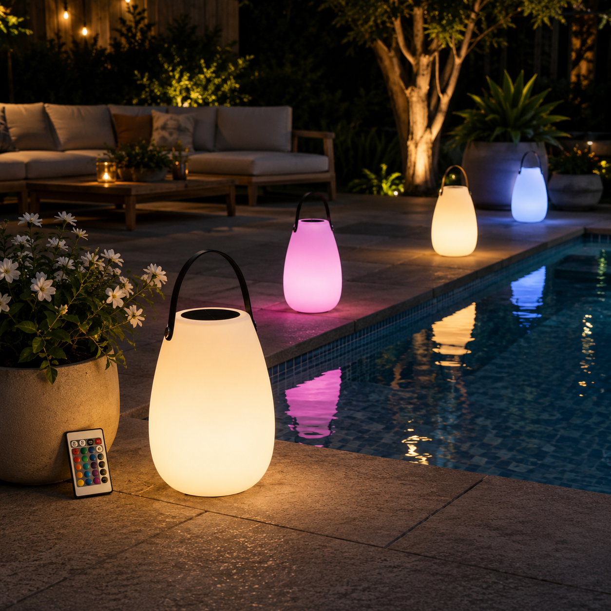 Solar Rechargeable Portable Table Lamp