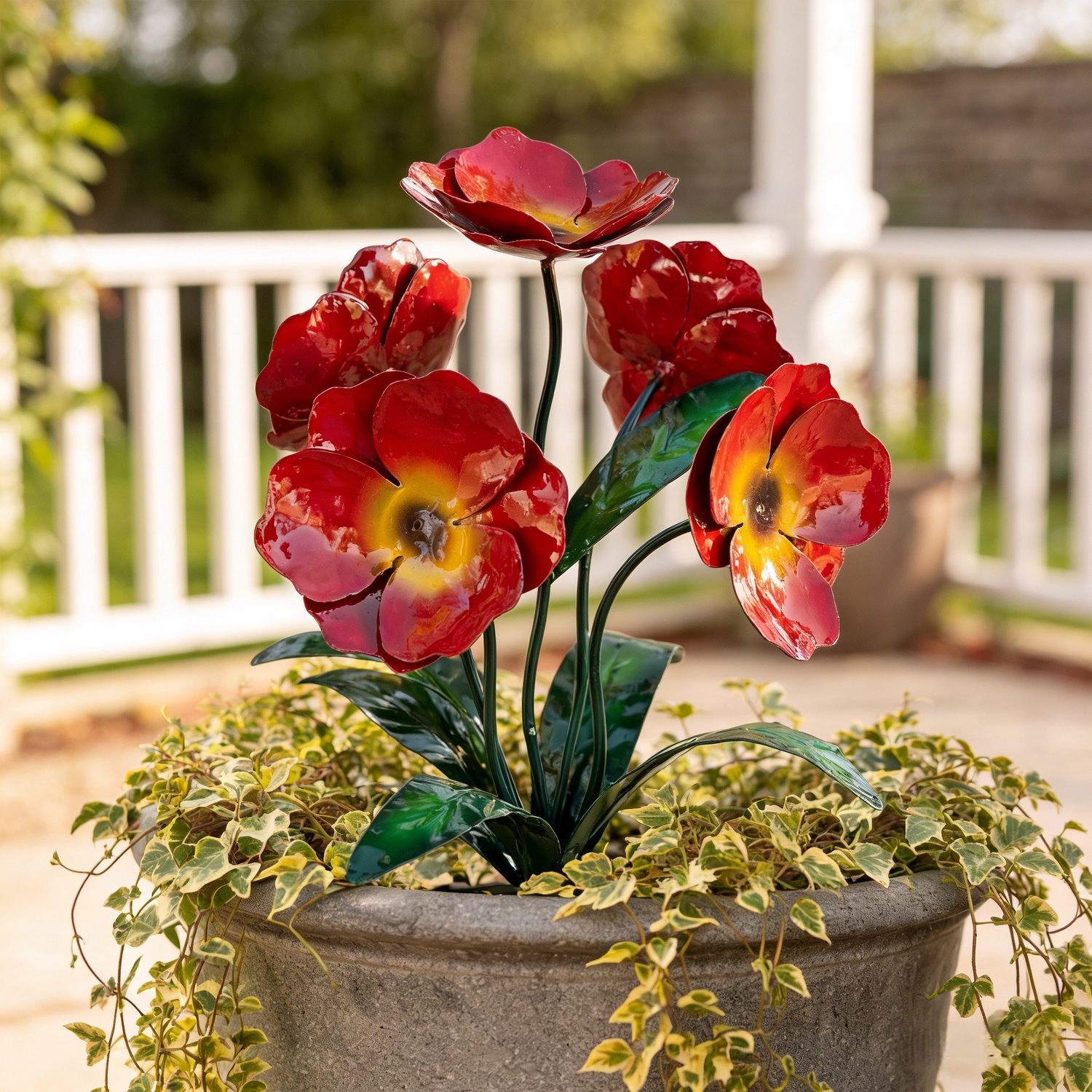 Handcrafted Rustic Metal Flower Bouquet