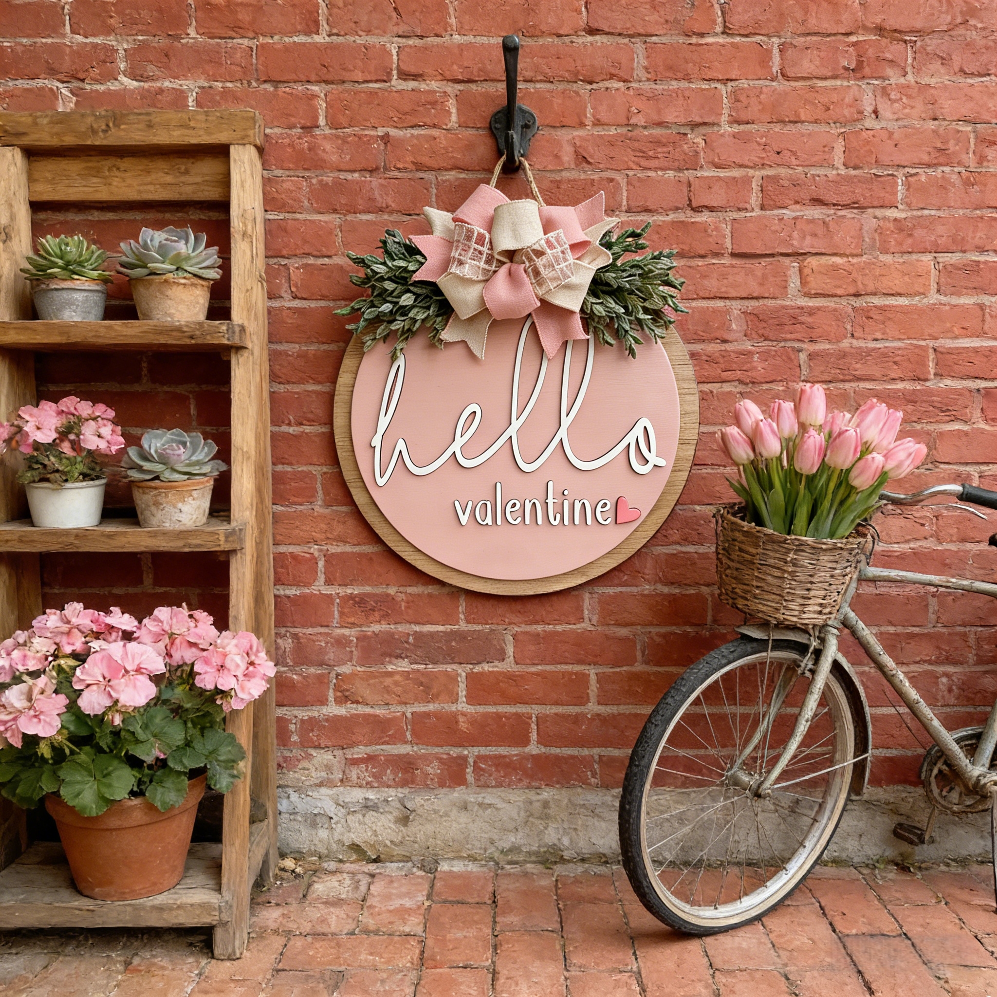 Valentine’s Day Welcome Door Hanger