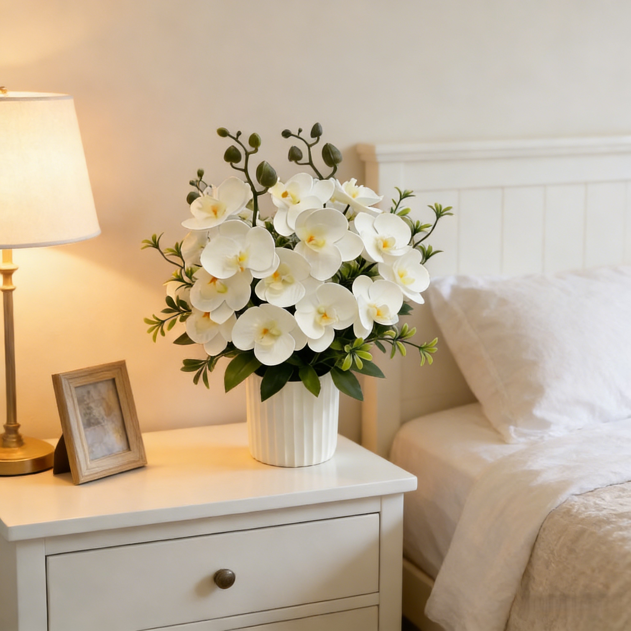 Artificial Orchid Potted Plants