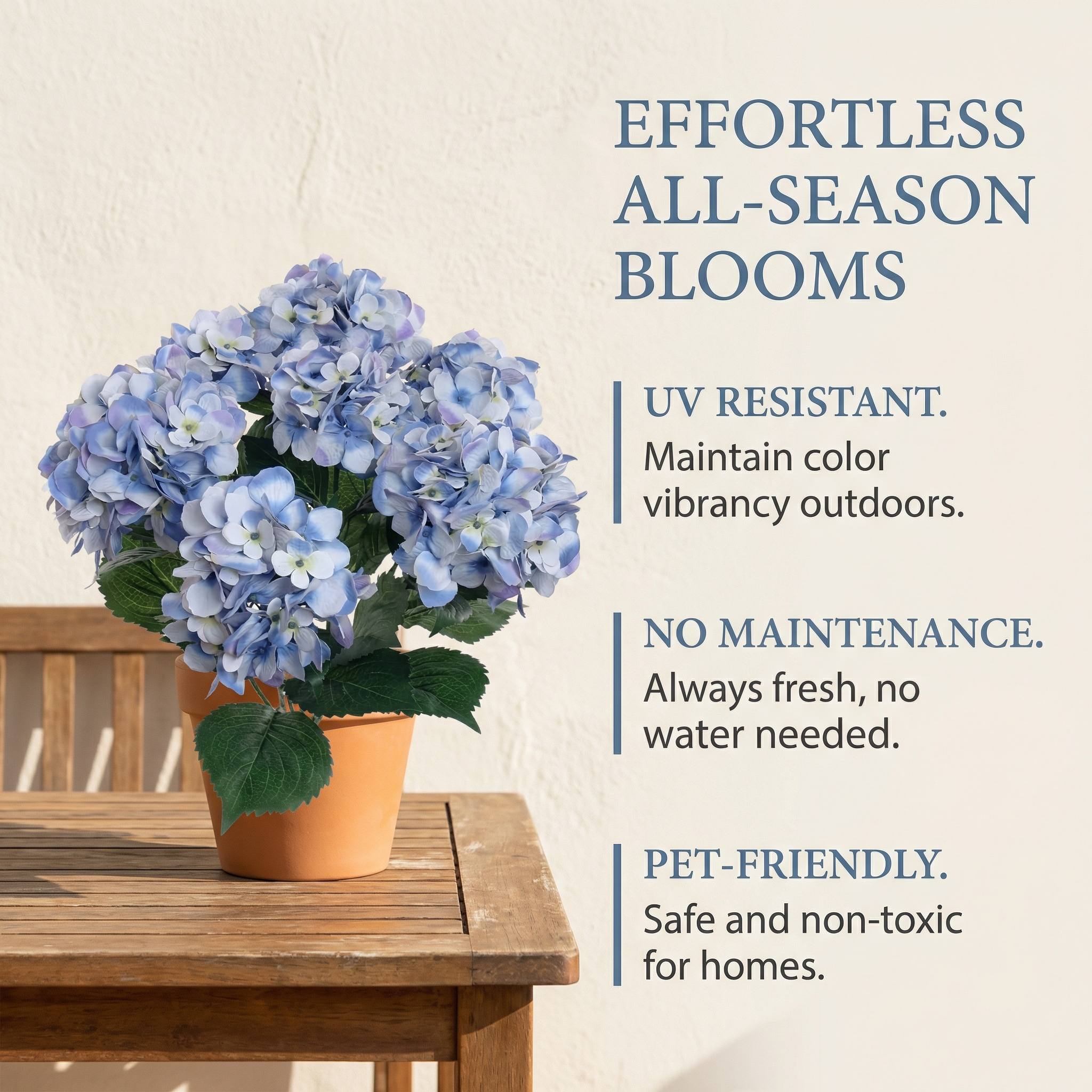 Real Touch Artificial Hydrangea Flowers