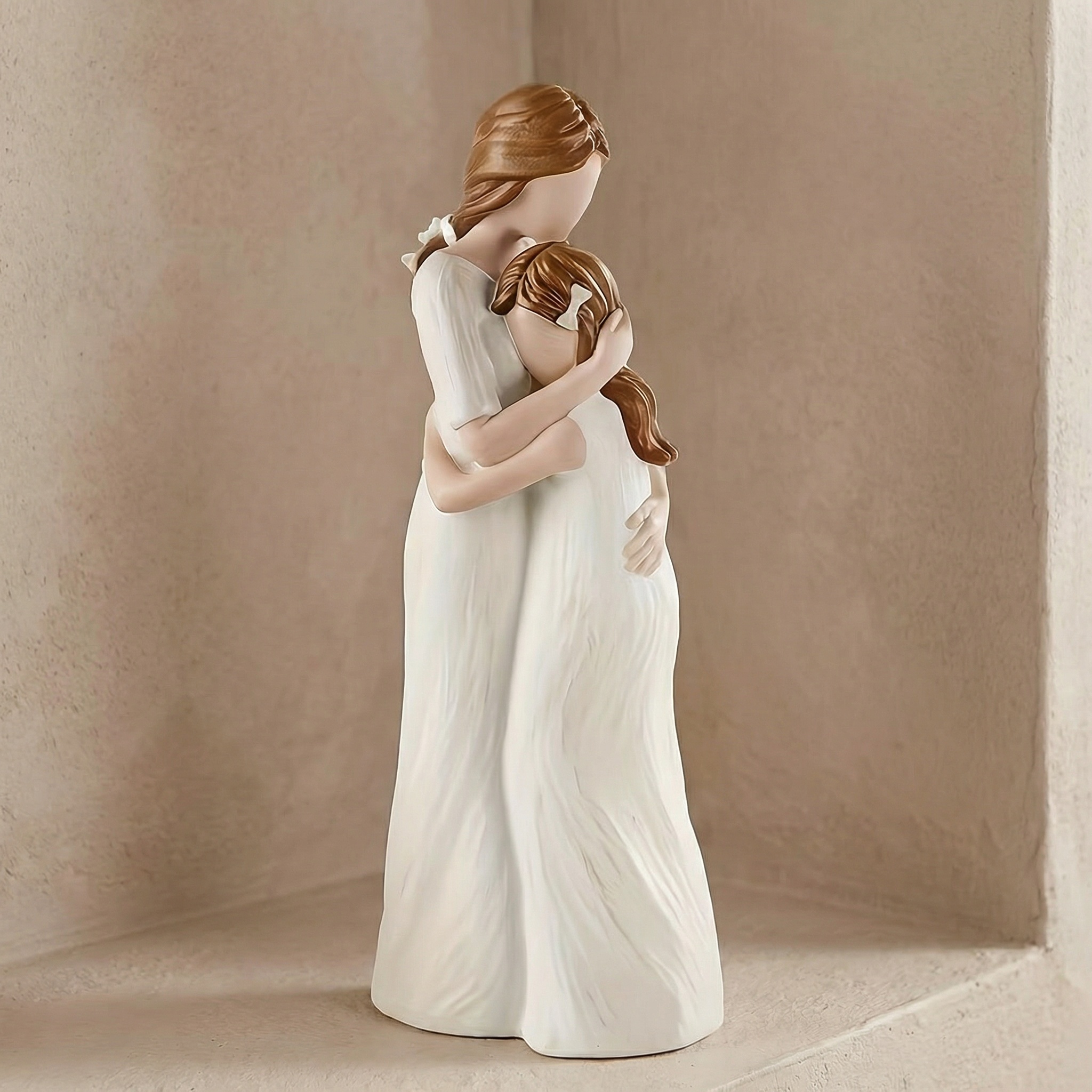 Mother & Daughter Hug Figurine
