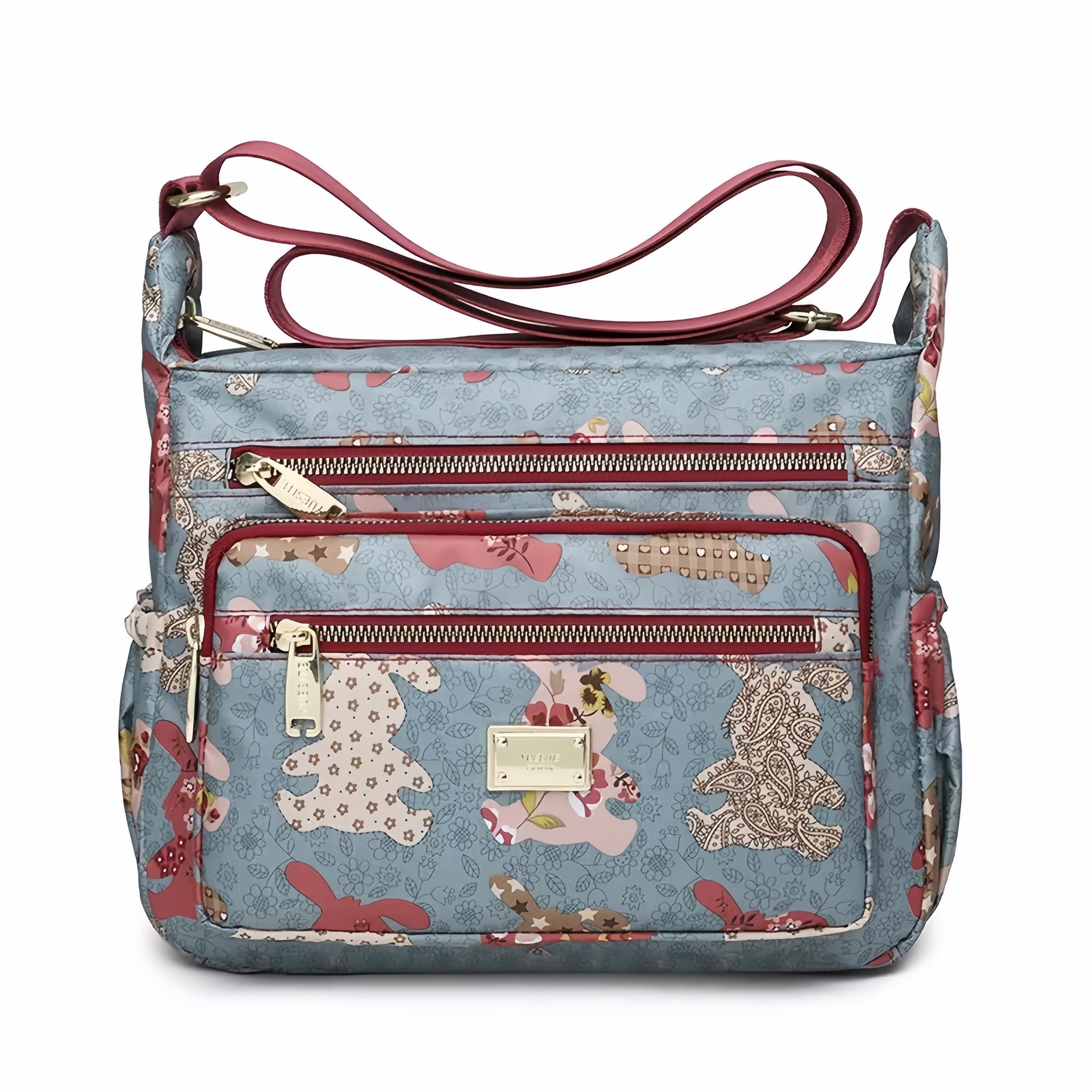 Women’s Large Capacity Crossbody Bag with Adjustable Strap, Lightweight Everyday Travel Purse