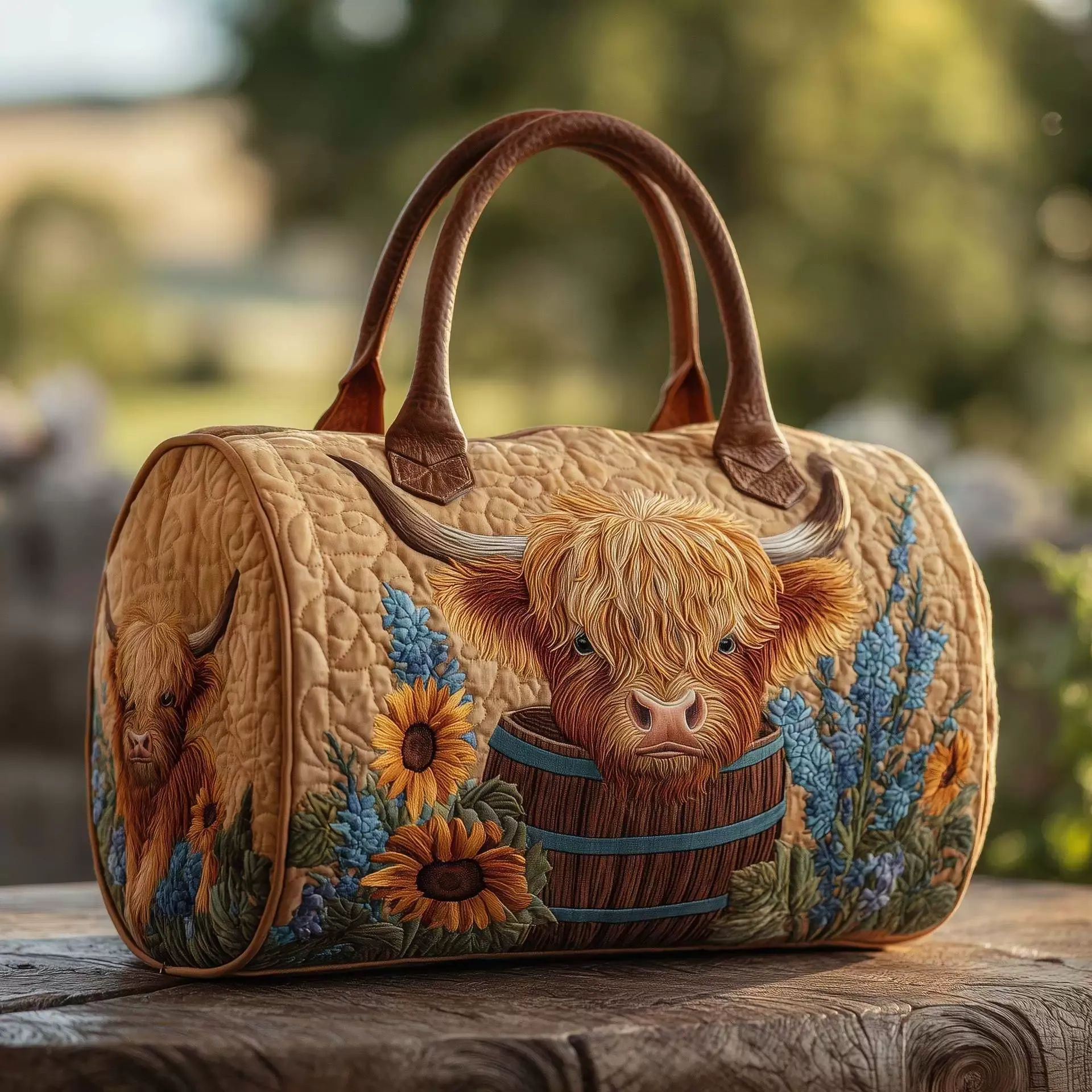 Unisex Quilted Weekender Bag
