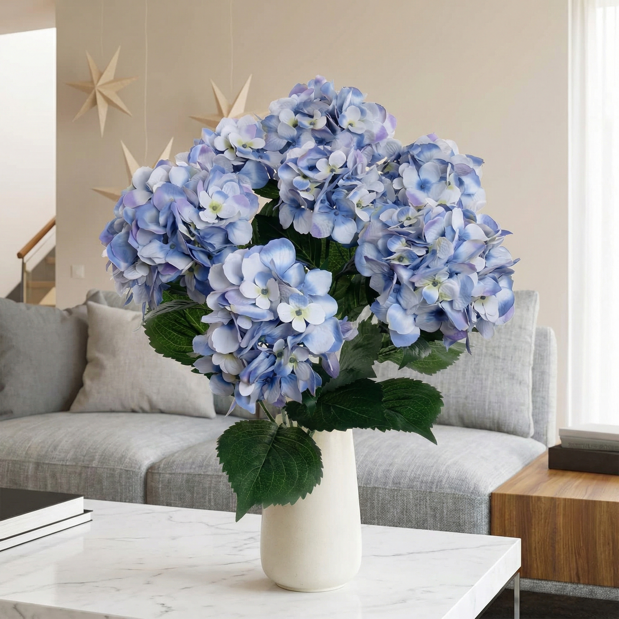 Real Touch Artificial Hydrangea Flowers