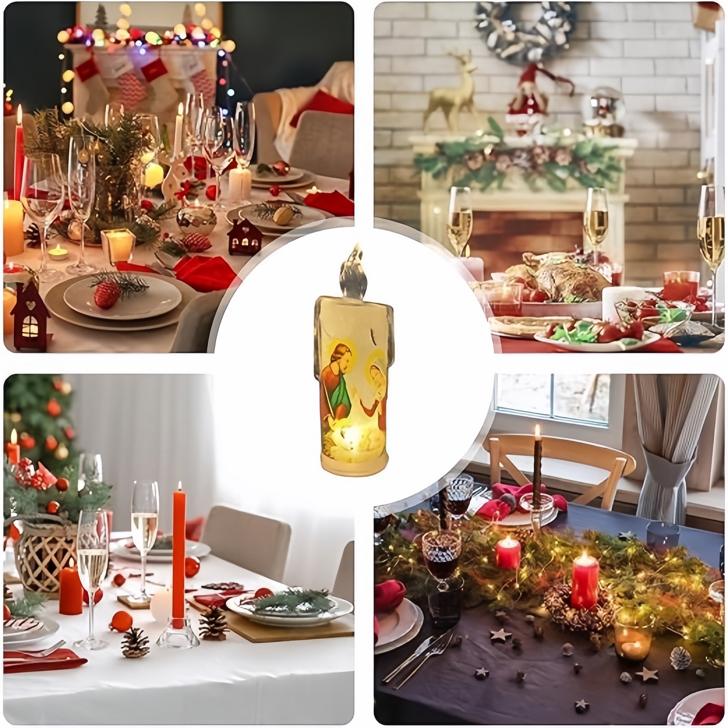 Led Prayer Flameless Candles