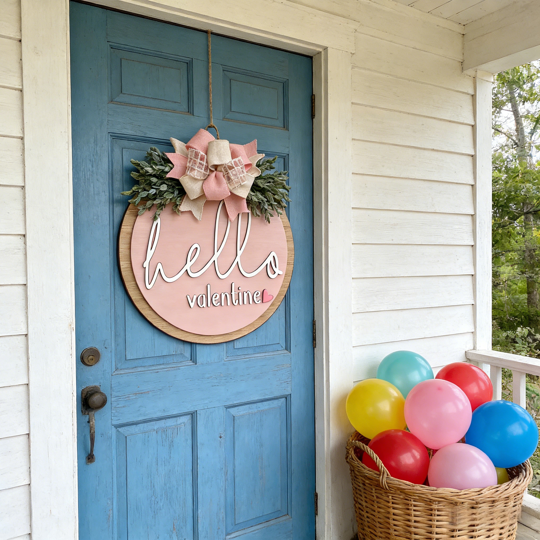 Valentine’s Day Welcome Door Hanger