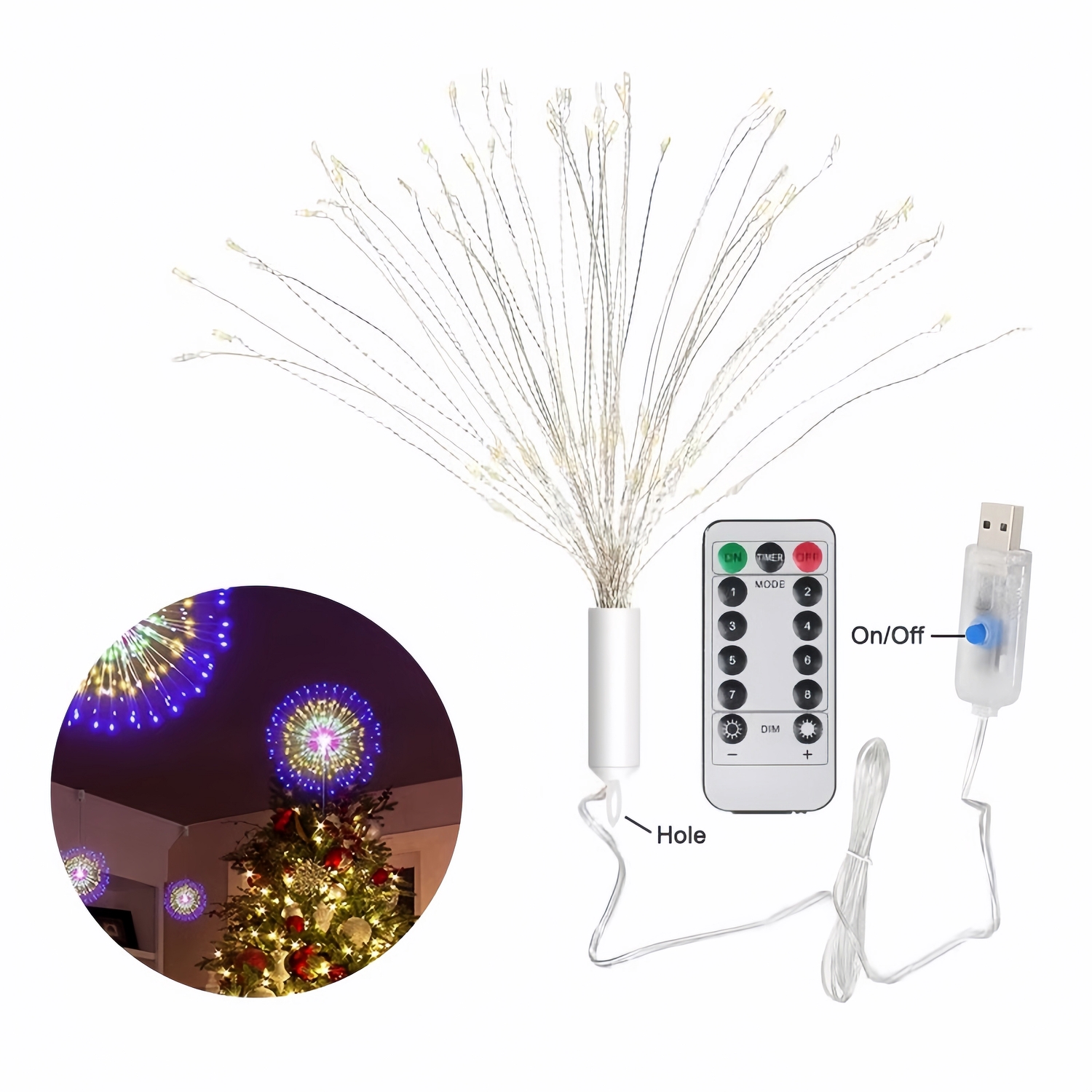 Hanging Waterproof Fairy Lights