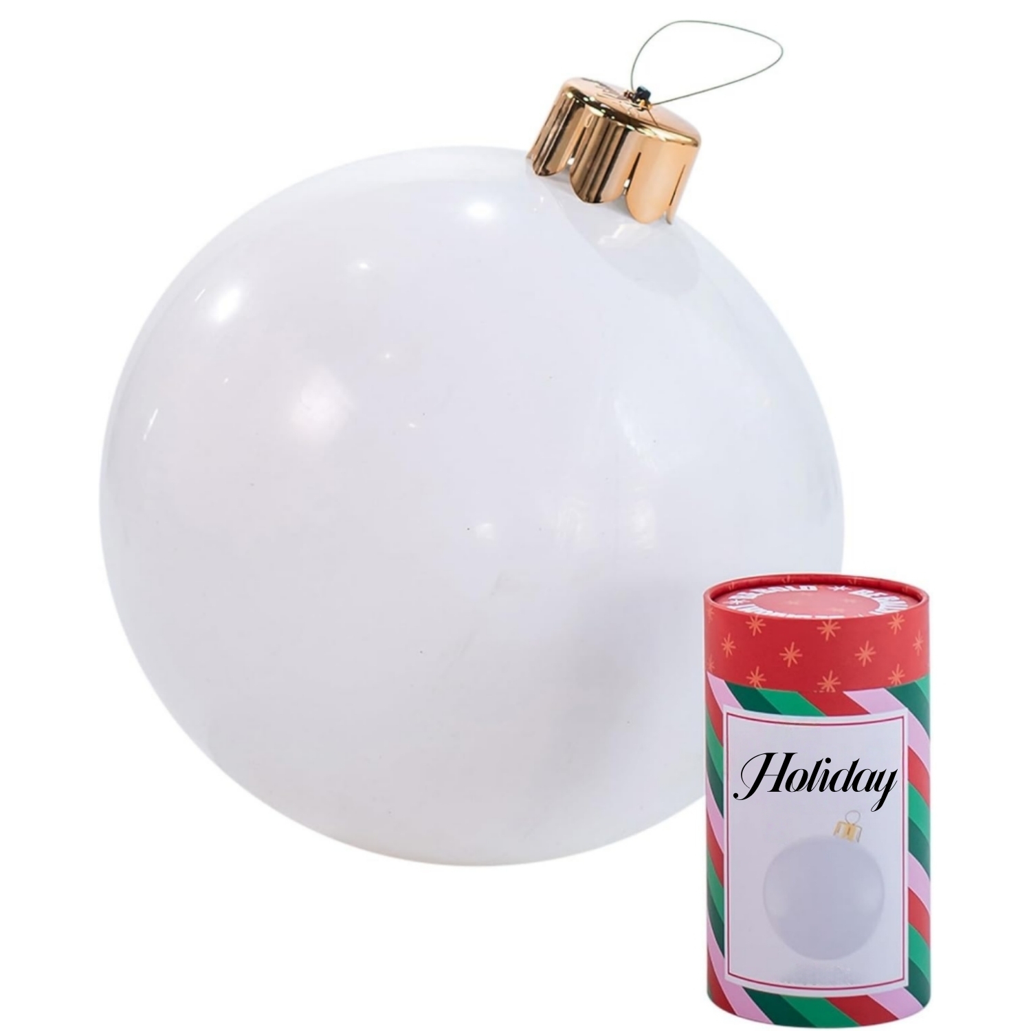Oversized Inflatable Christmas Ornament Balls