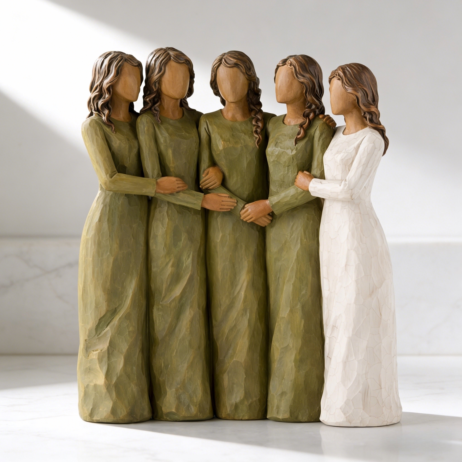 Walk With Me – Hand-Painted Sisters Figurine Collection
