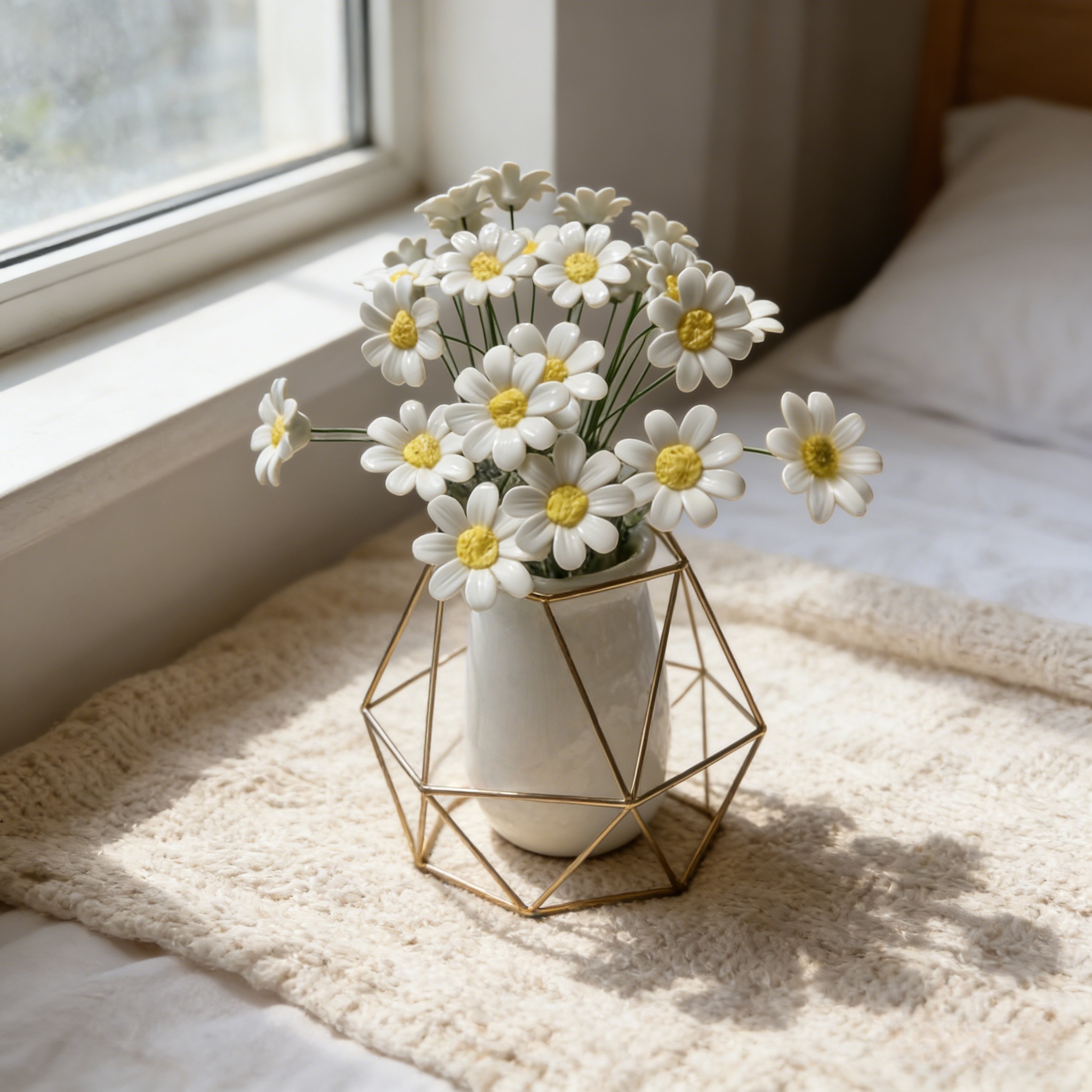 Set 偶发Handcrafted Ceramic Flower Sets