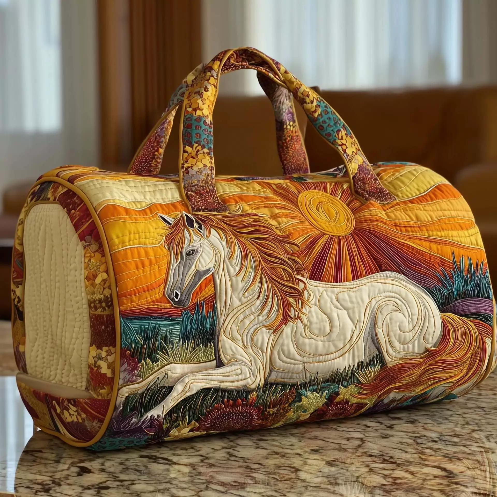 Unisex Quilted Weekender Bag