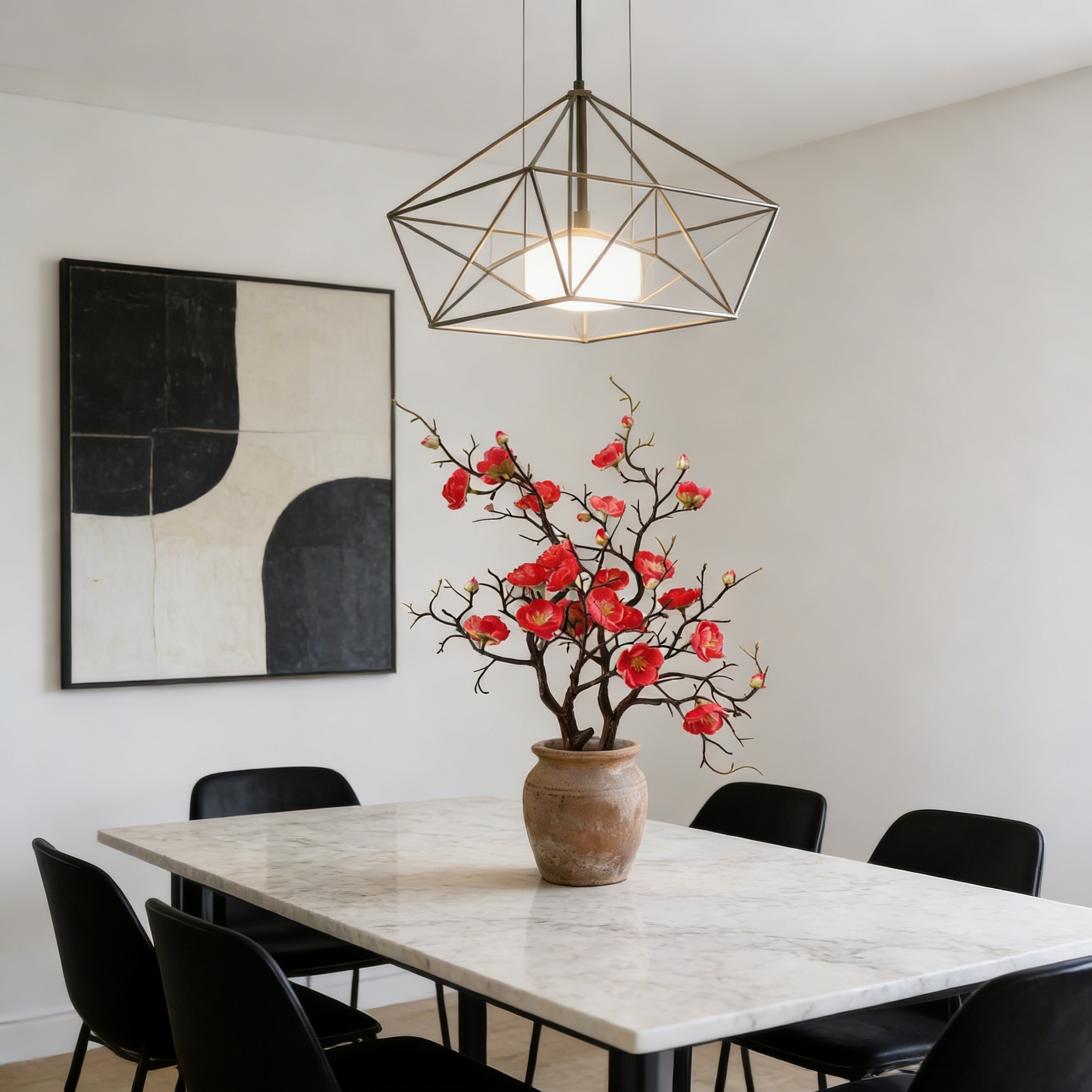 Large Artificial Plum Blossom Branches
