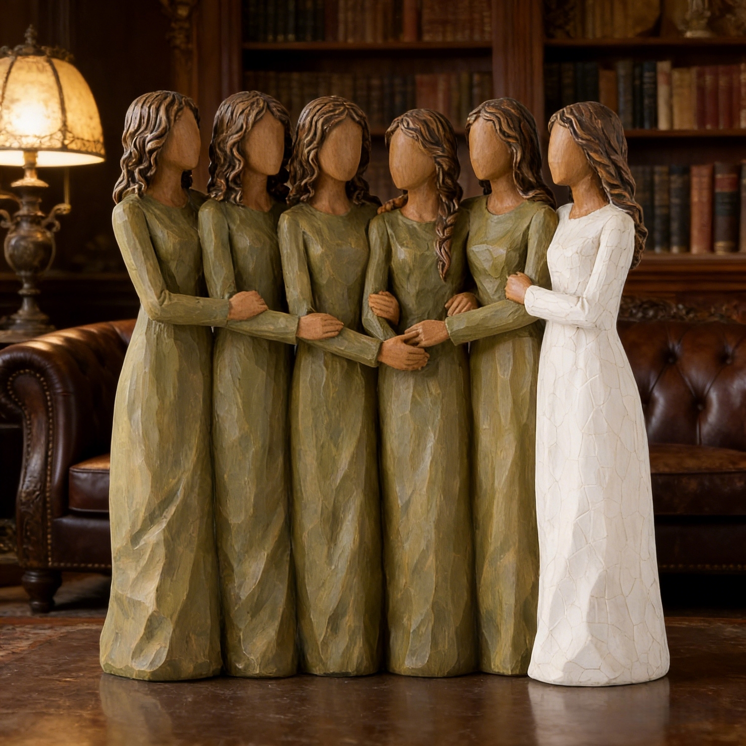 Walk With Me – Hand-Painted Sisters Figurine Collection