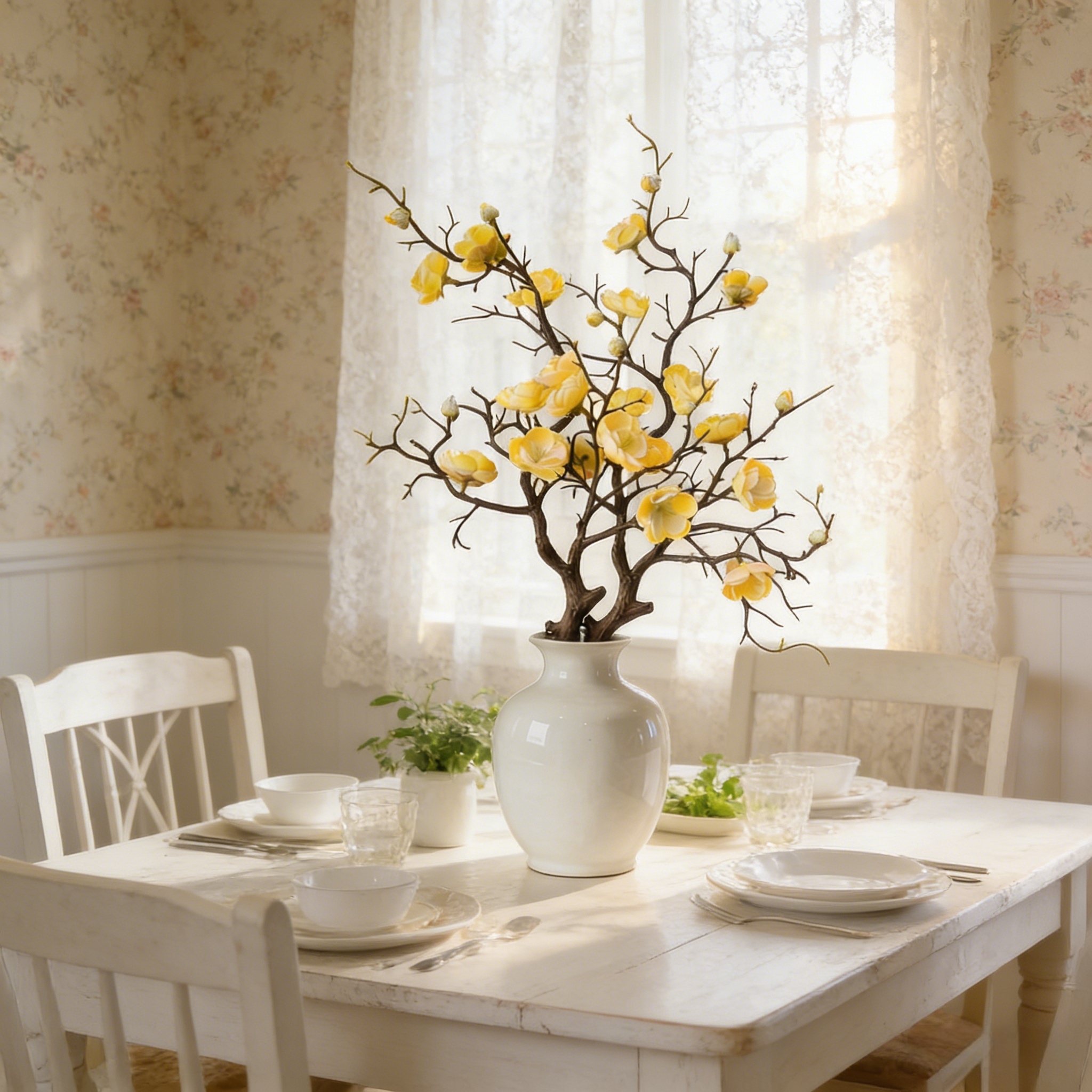 Large Artificial Plum Blossom Branches