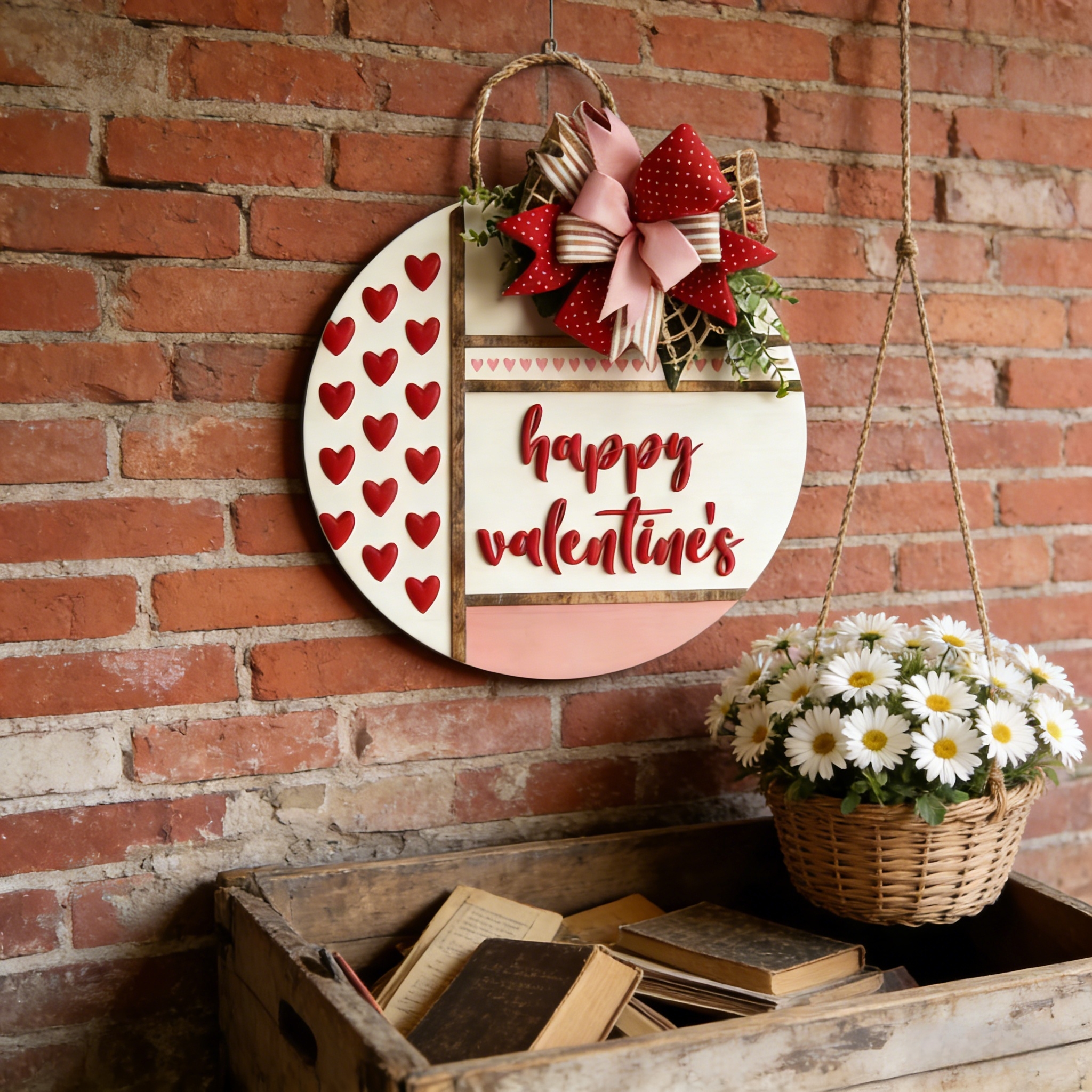 Valentine’s Day Welcome Door Hanger