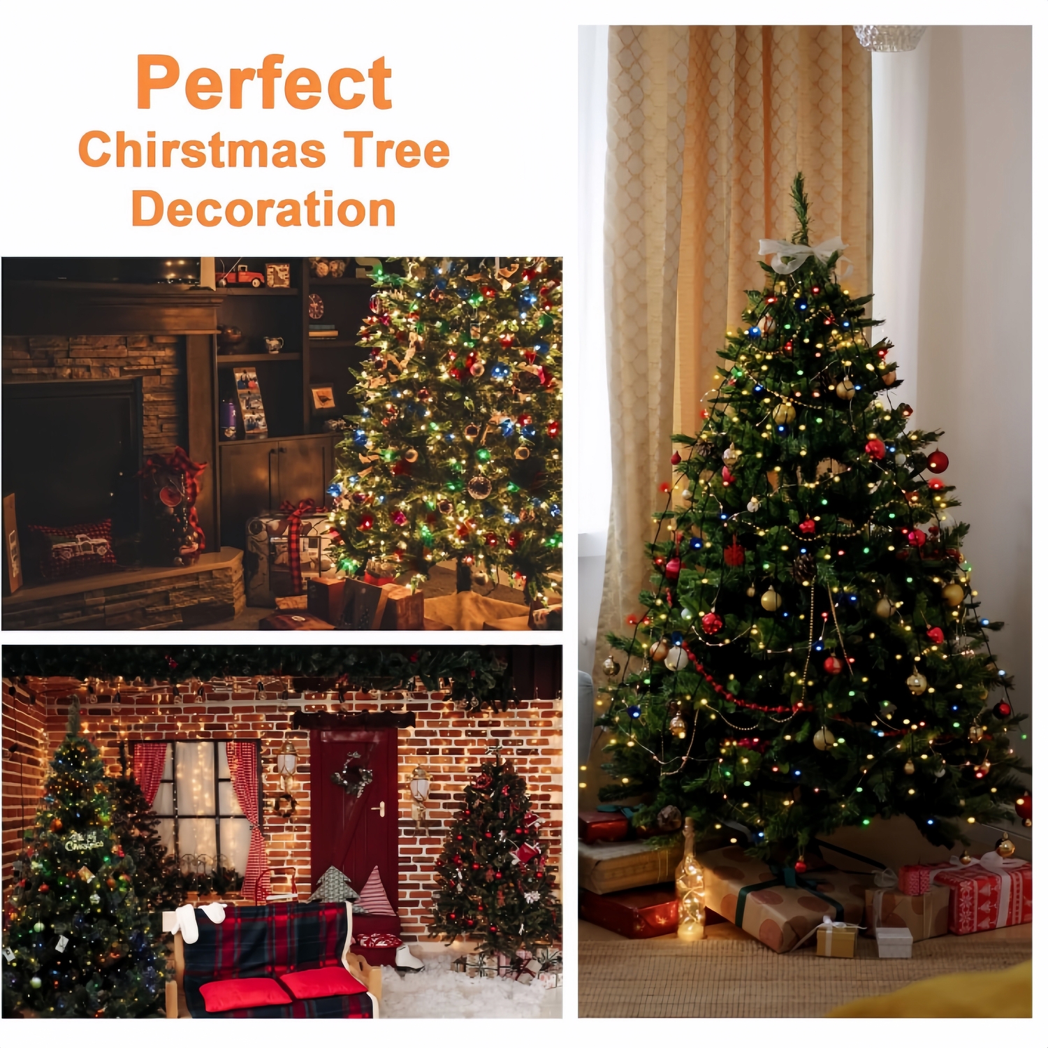 Christmas Tree Lights with Timer 8 Modesfor