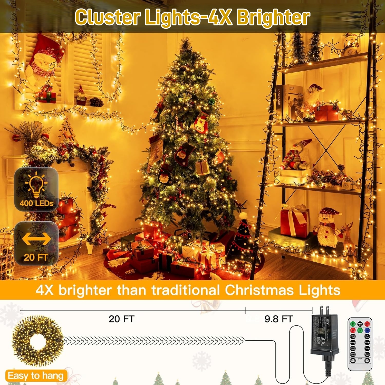 Christmas Cluster Lights