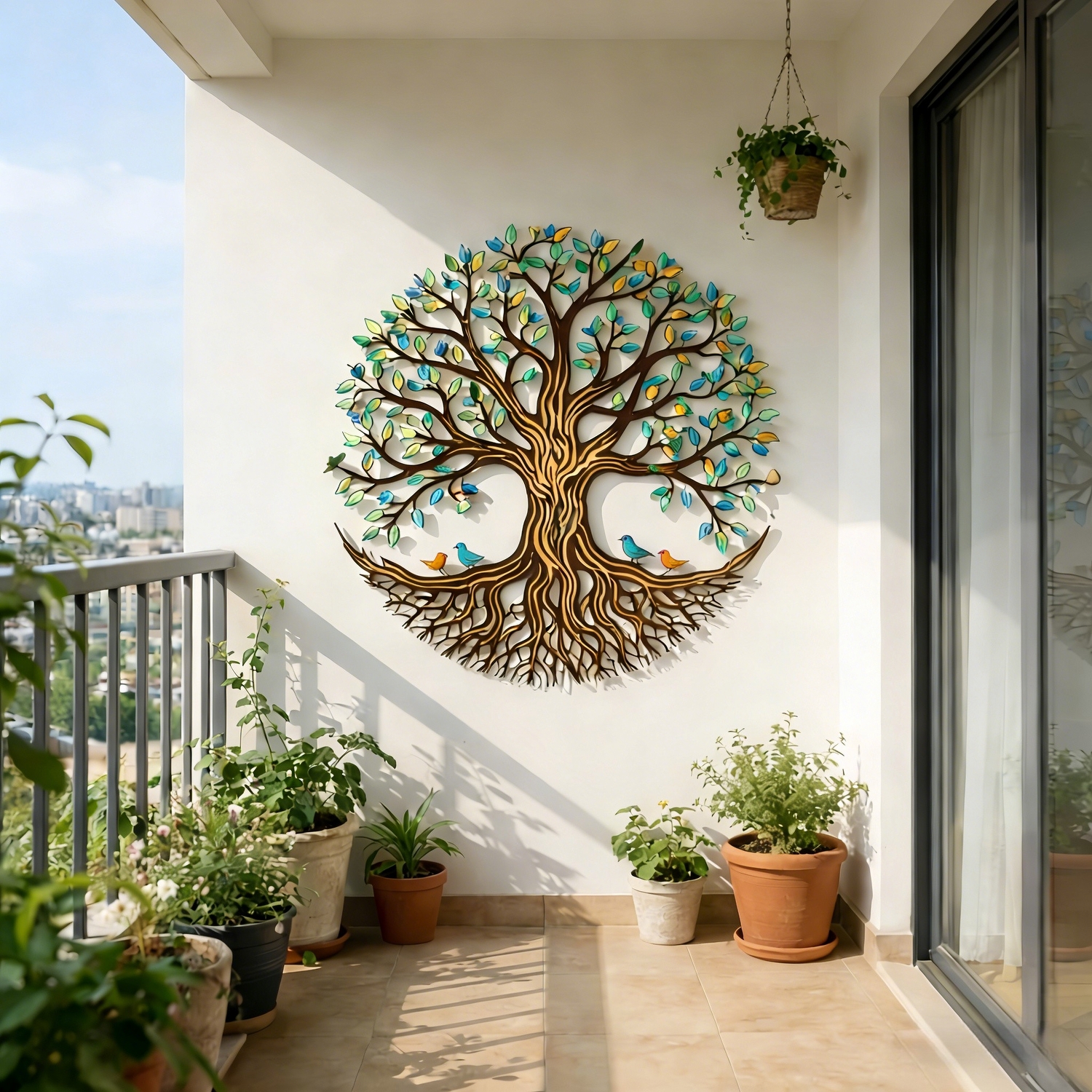 Large Tree of Life Metal Wall Art