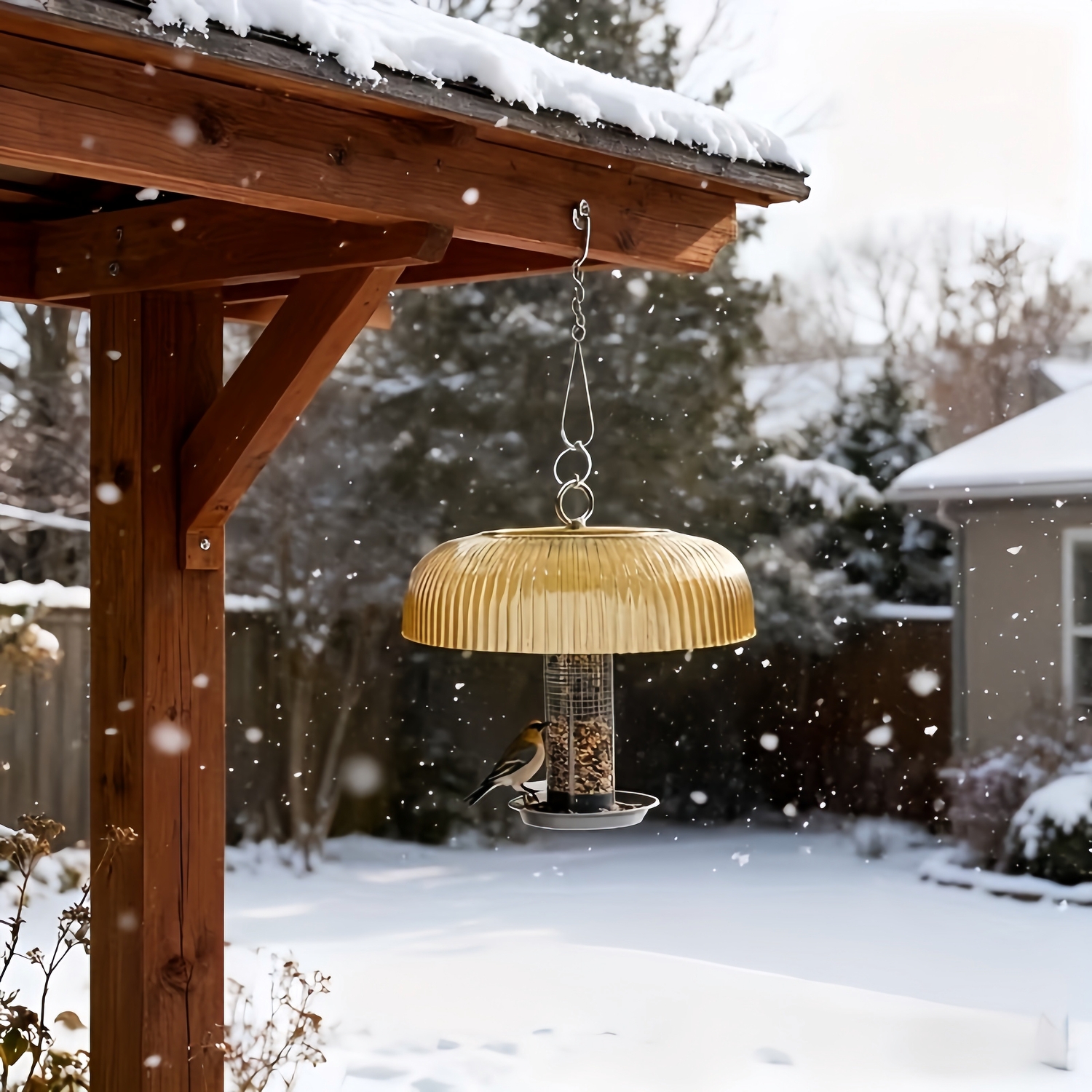 All-Weather Dome Bird Feeder Cover