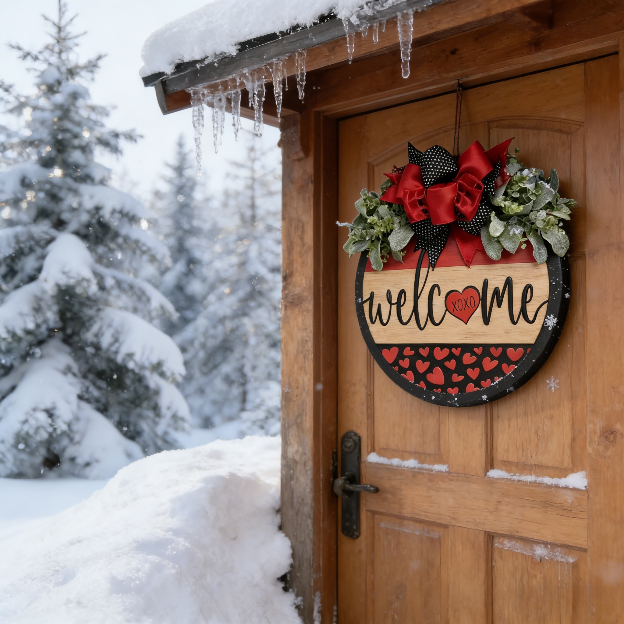 Valentine’s Day Welcome Door Hanger
