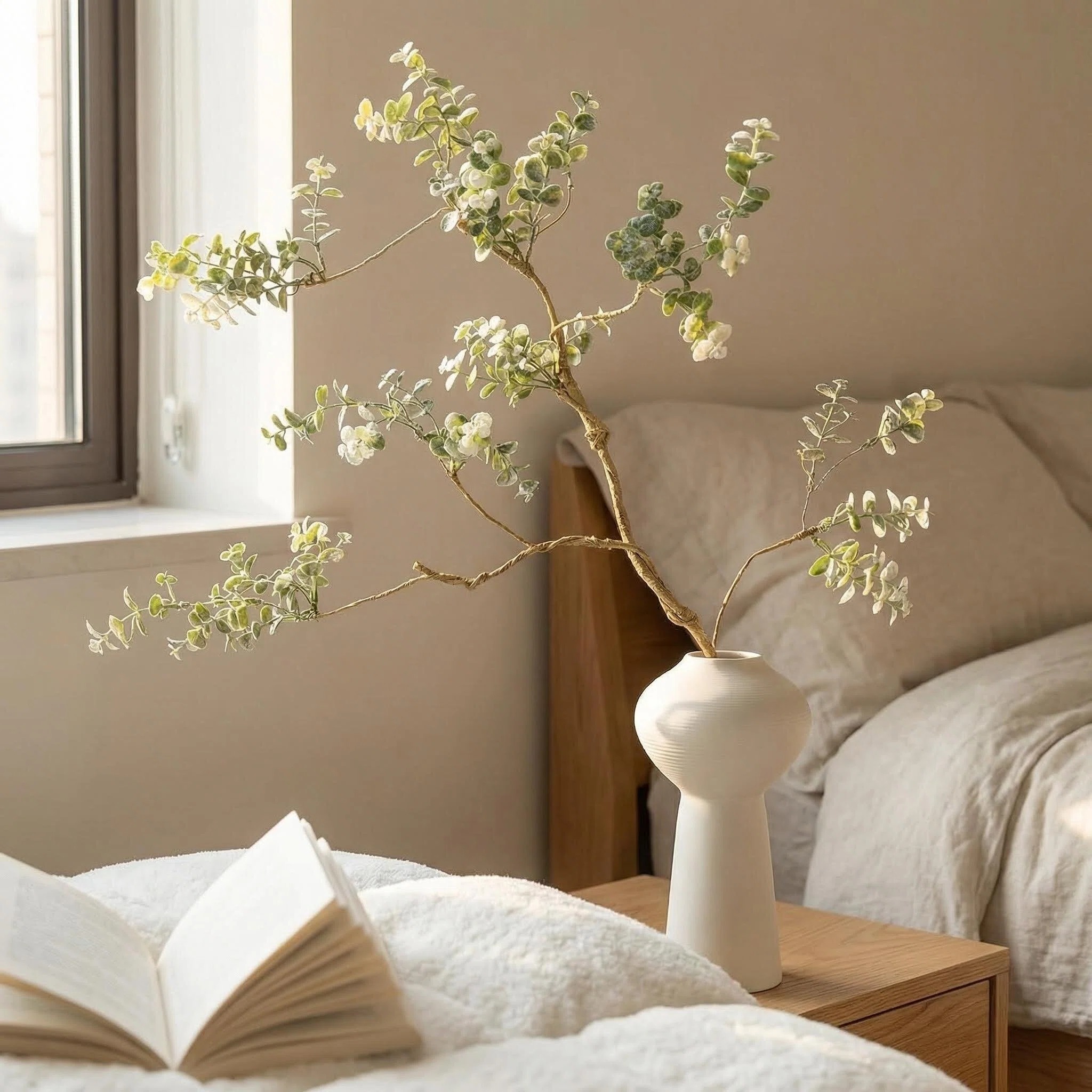 Faux Eucalyptus Branch Stem