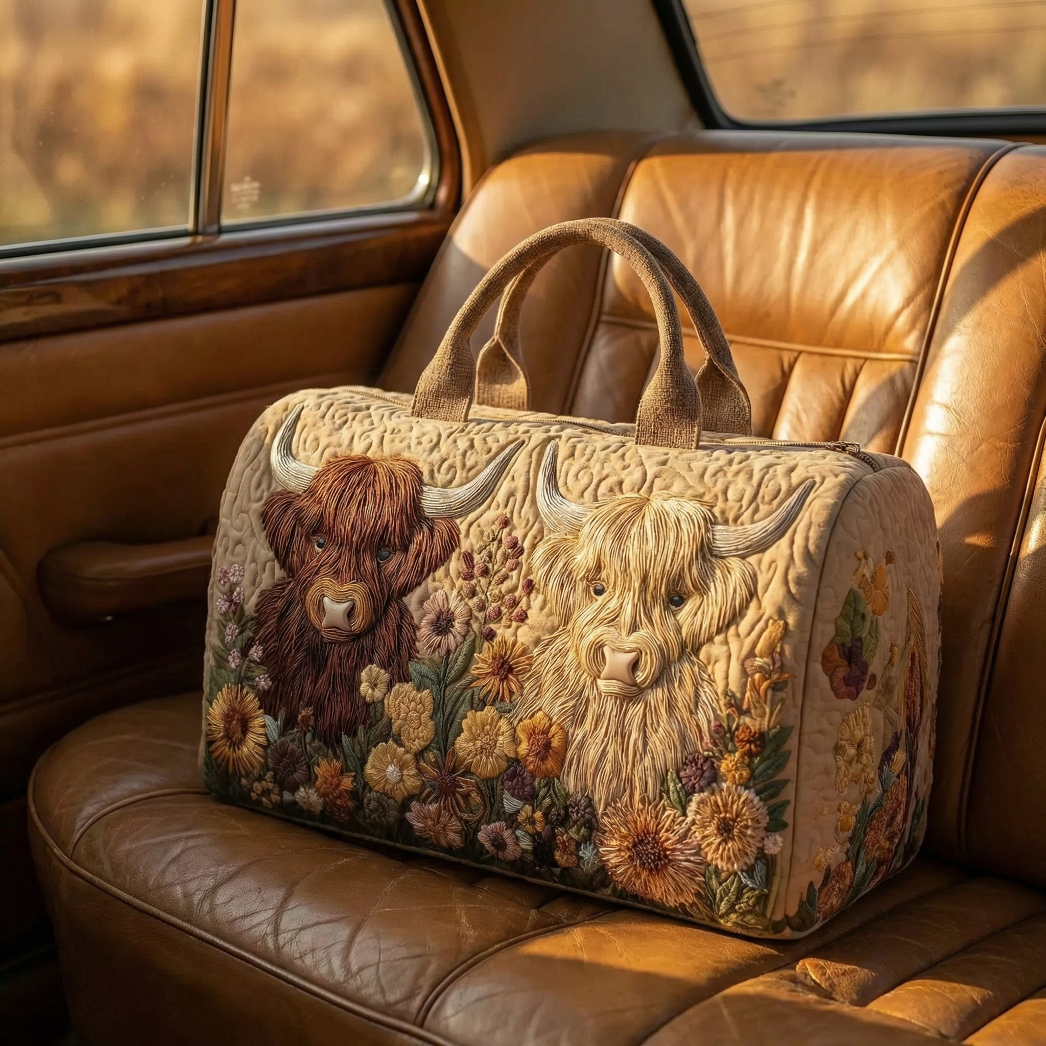 Unisex Quilted Weekender Bag