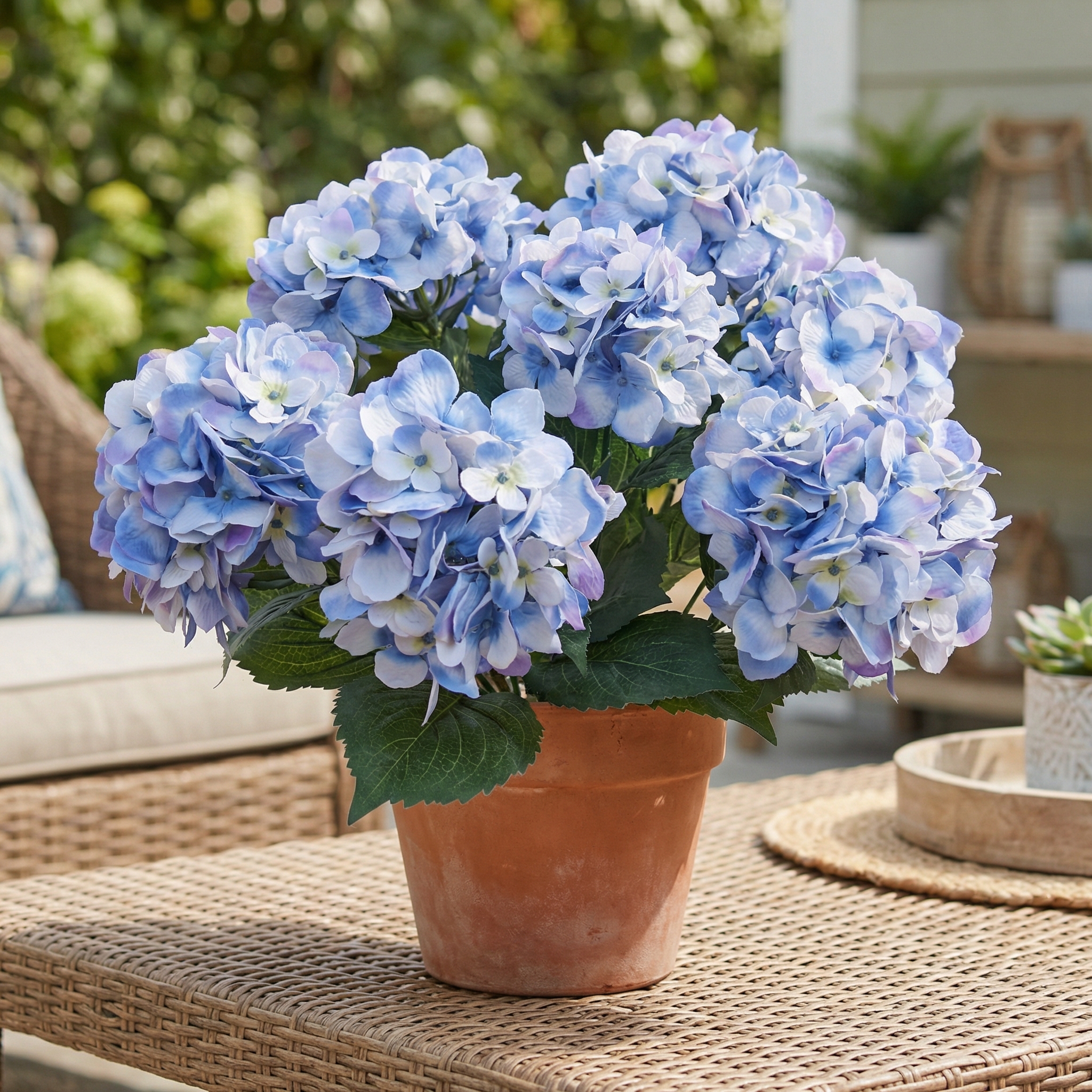 Real Touch Artificial Hydrangea Flowers