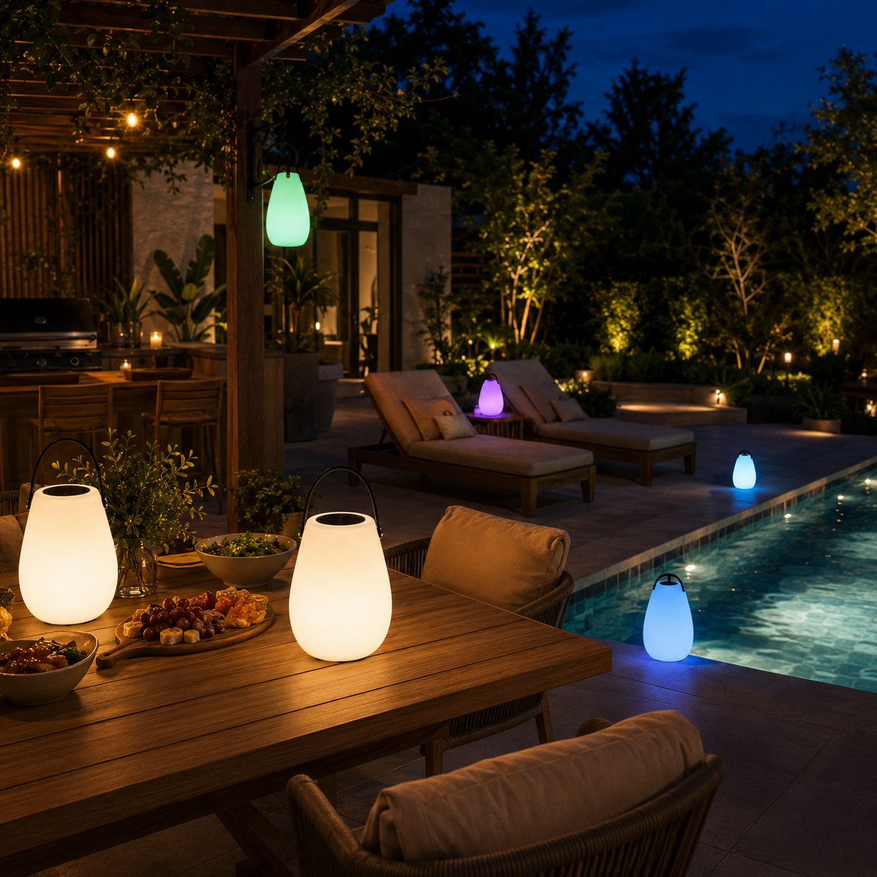 Solar Rechargeable Portable Table Lamp