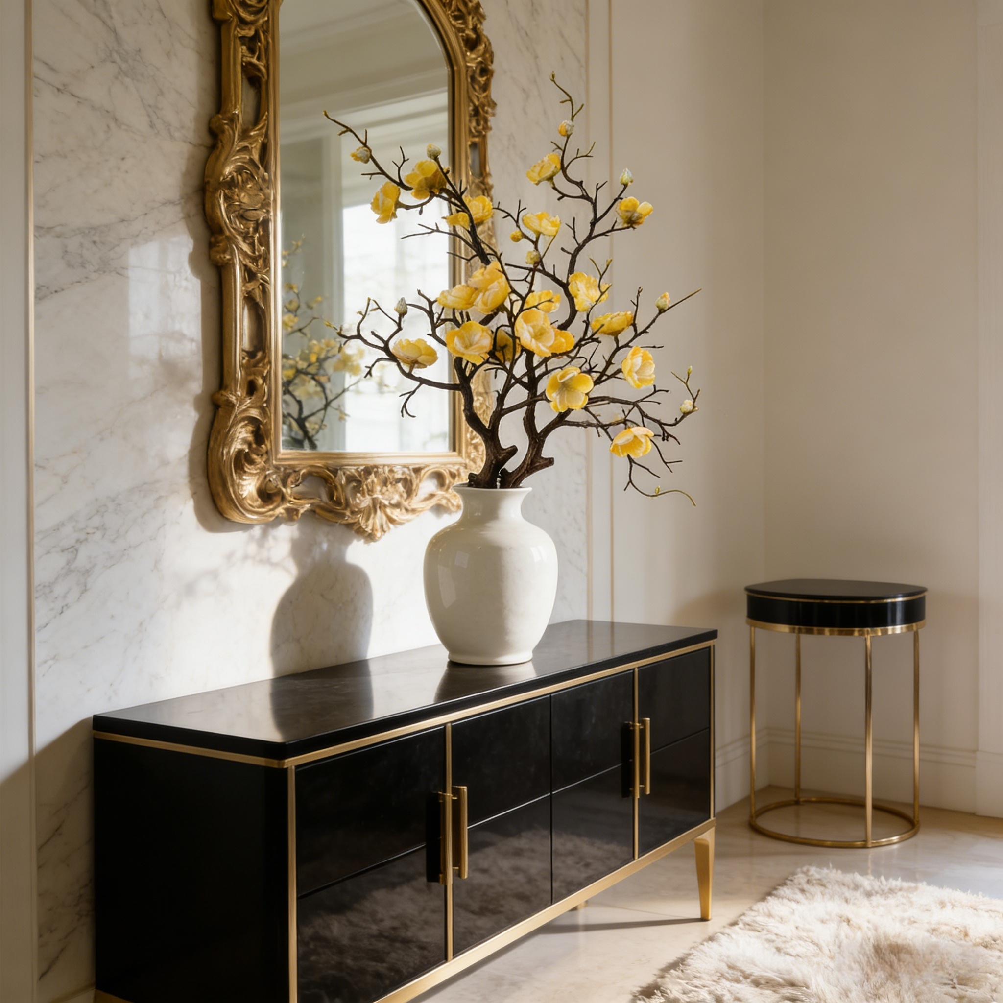Large Artificial Plum Blossom Branches